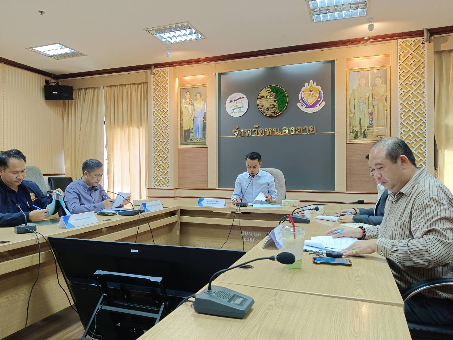 พช.หนองคาย ร่วมการประชุมคณะทำงานขับเคลื่อนศูนย์พาณิชย์อิเล็กทรอนิกส์ข้ามพรมแดนของจังหวัดหนองคาย ครั้งที่ 1/ 2568