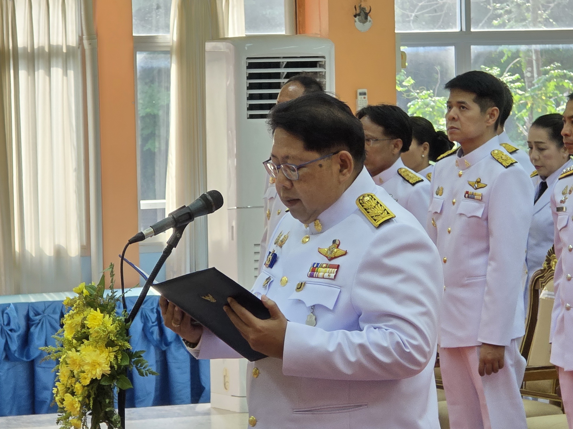 พช.หนองคาย ร่วมพิธีวางพวงมาลาและถวายราชสดุดีเนื่องในวันคล้ายวันสวรรคต “สมเด็จพระนเรศวรมหาราช” ประจำปีพุทธศักราช 2568