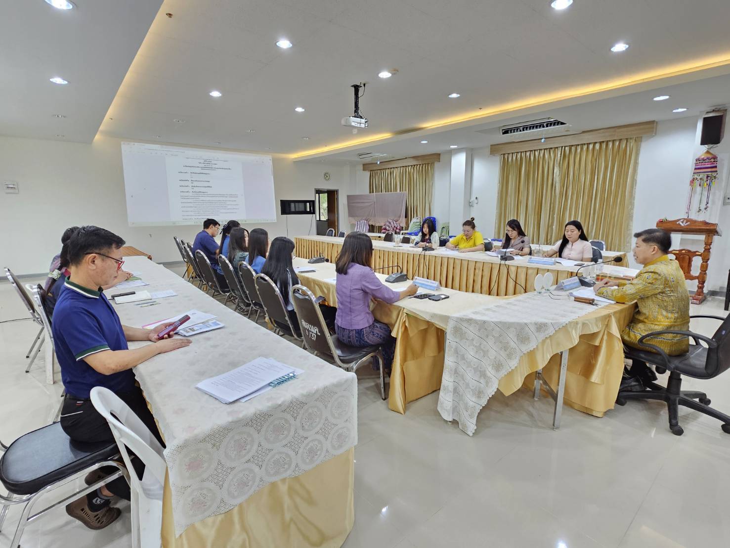 พช.หนองคาย จัดประชุมคณะทำงานโครงการทอดผ้าป่าสมทบกองทุนพัฒนาเด็กชนบท ในพระราชูปถัมภ์ สมเด็จพระเทพรัตนราชสุดาฯ สยามบรมราชกุมารี จังหวัดหนองคาย ประจำปี 2568