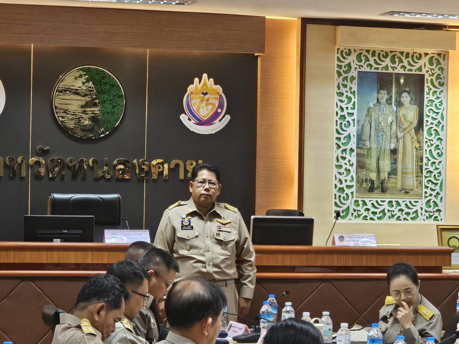 พช.หนองคาย ร่วมการประชุมคณะกรมการจังหวัดและหัวหน้าส่วนราชการประจำจังหวัด ครั้งที่ 4/2568