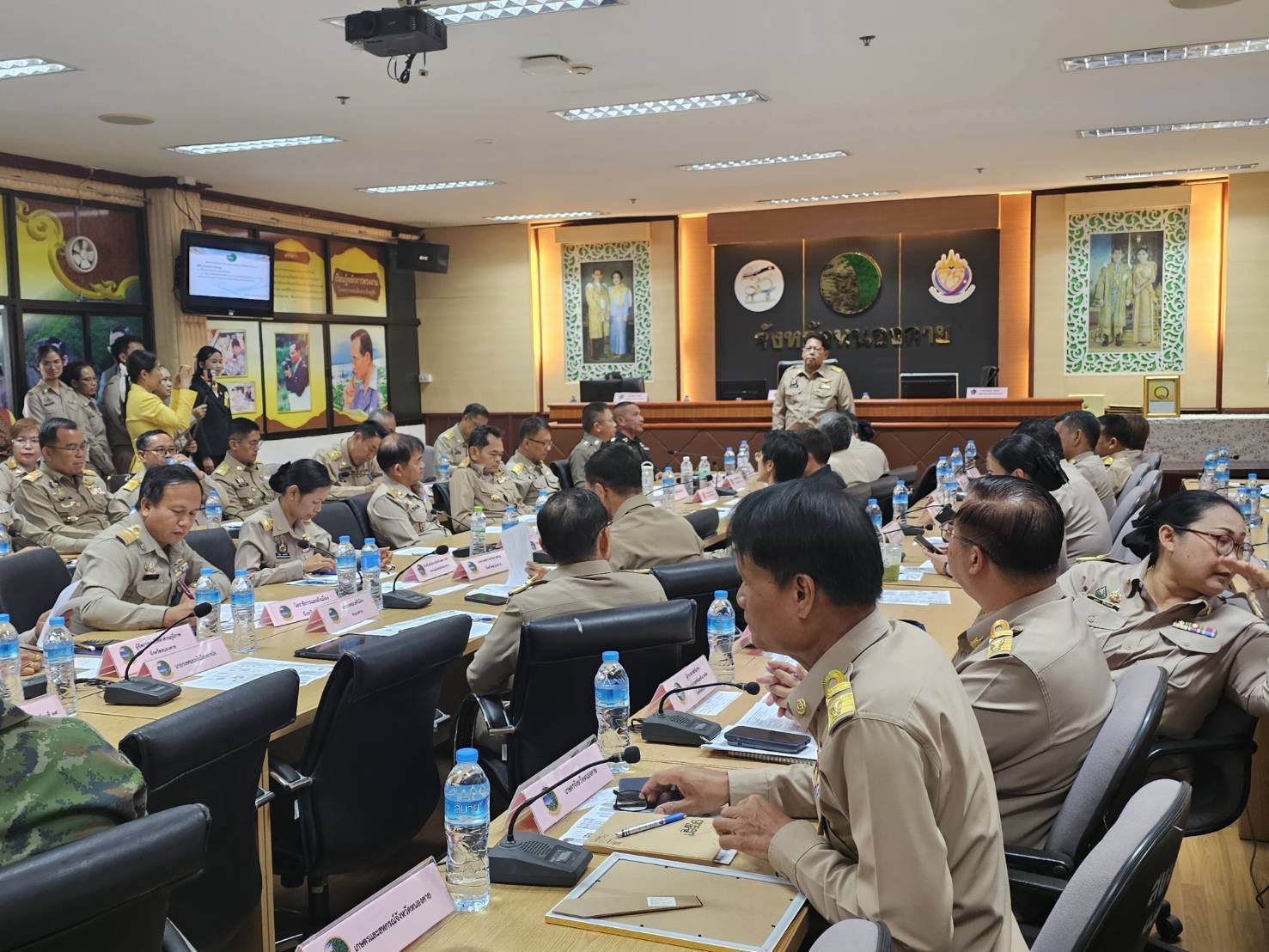 พช.หนองคาย ร่วมการประชุมคณะกรมการจังหวัดและหัวหน้าส่วนราชการประจำจังหวัด ครั้งที่ 4/2568