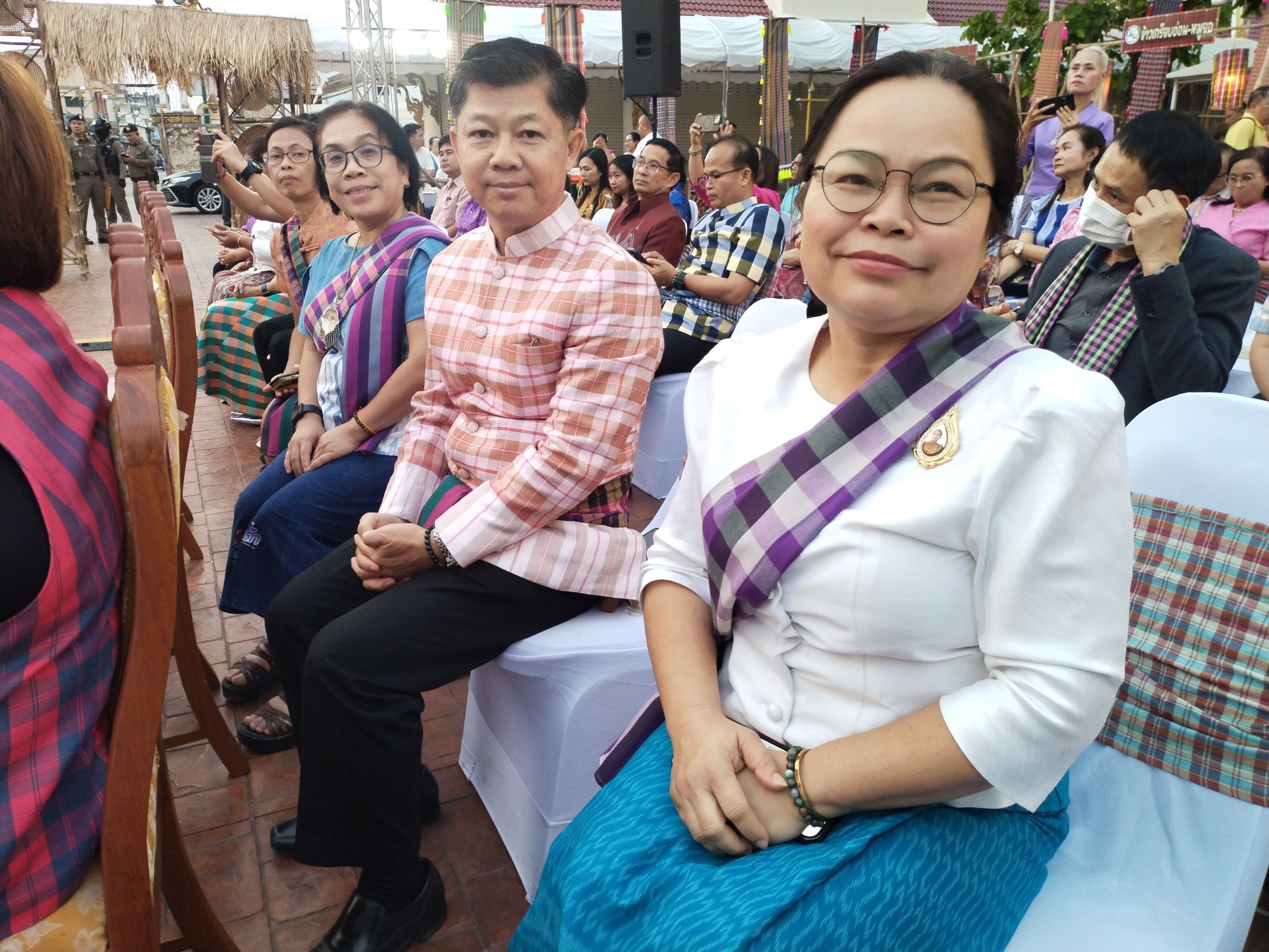 พช.หนองคาย ร่วมงานแถลงข่าวเทศกาลมหาสงกรานต์อีสานหนองคาย ปี 2568 “สงกรานต์ผ้าขาวม้า สมมาหลวงพ่อพระใส”