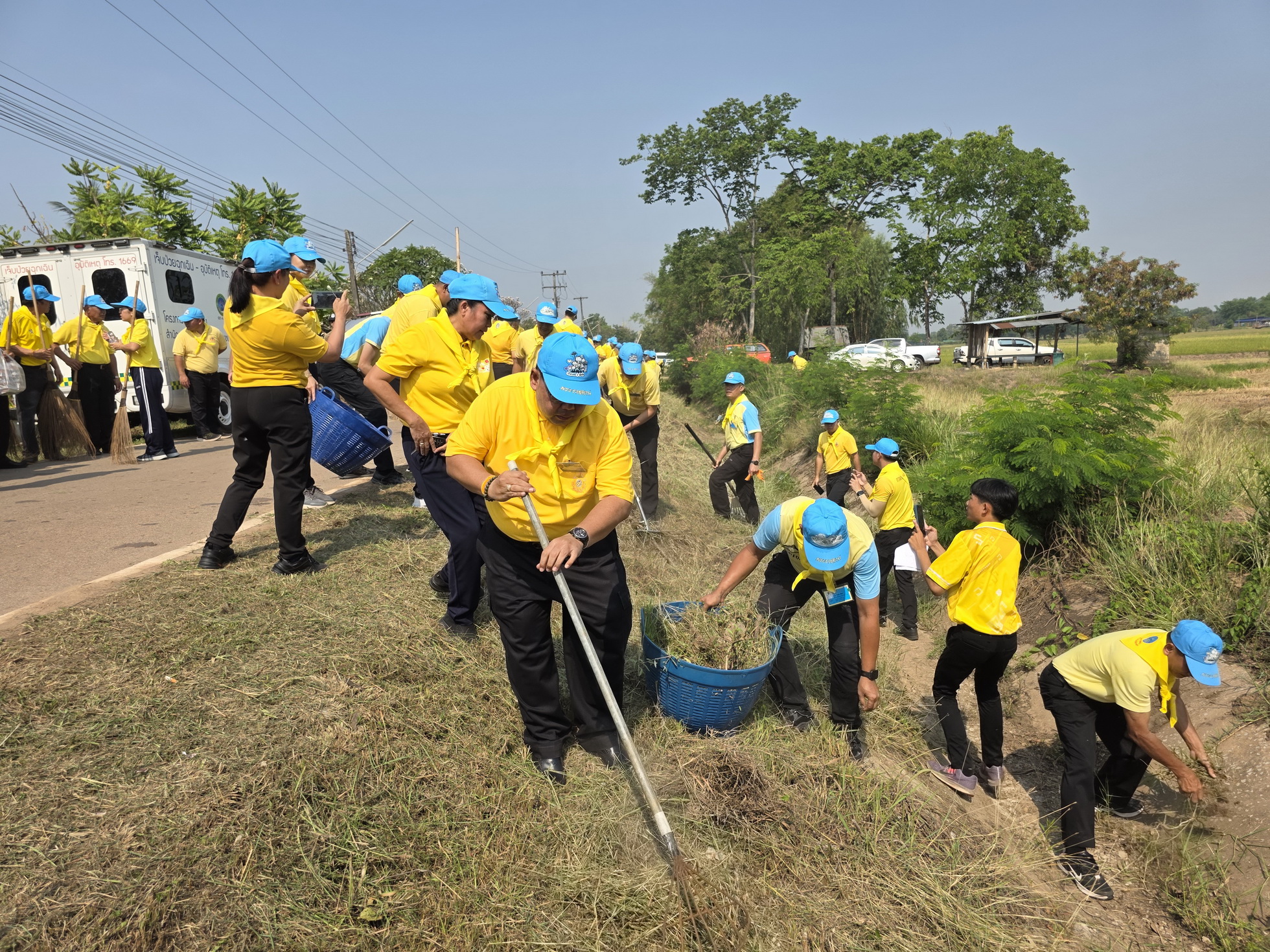 พช.หนองคาย ร่วมกิจกรรมจิตอาสาพัฒนา เนื่องในวันคล้ายวันสวรรคตสมเด็จพระนเรศวรมหาราช
