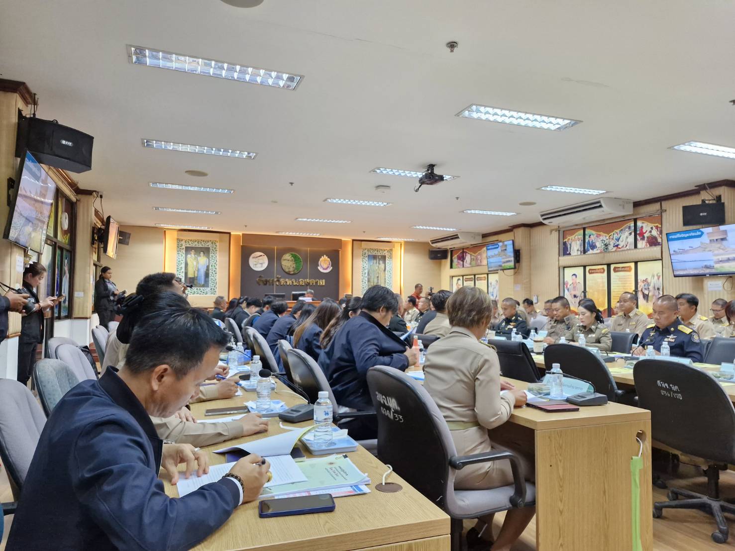 พช.หนองคาย ร่วมประชุมตรวจราชการและกำกับติดตามการปฏิบัติราชการในภูมิภาค เขตตรวจราชการที่ 10 ของรองนายกรัฐมนตรี (นายภูมิธรรม เวชยชัย)