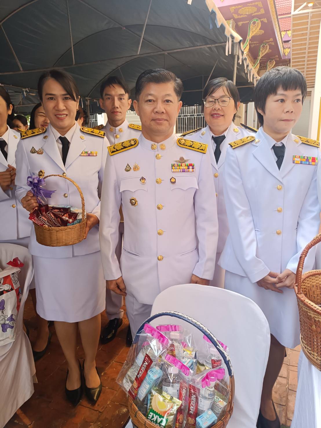 พช.หนองคาย ร่วมพิธีทำบุญตักบาตรถวายพระราชกุศล เนื่องในโอกาสวันคล้ายวันพระราชสมภพ สมเด็จพระกนิษฐาธิราชเจ้า กรมสมเด็จพระเทพรัตนราชสุดาฯ สยามบรมราชกุมารี