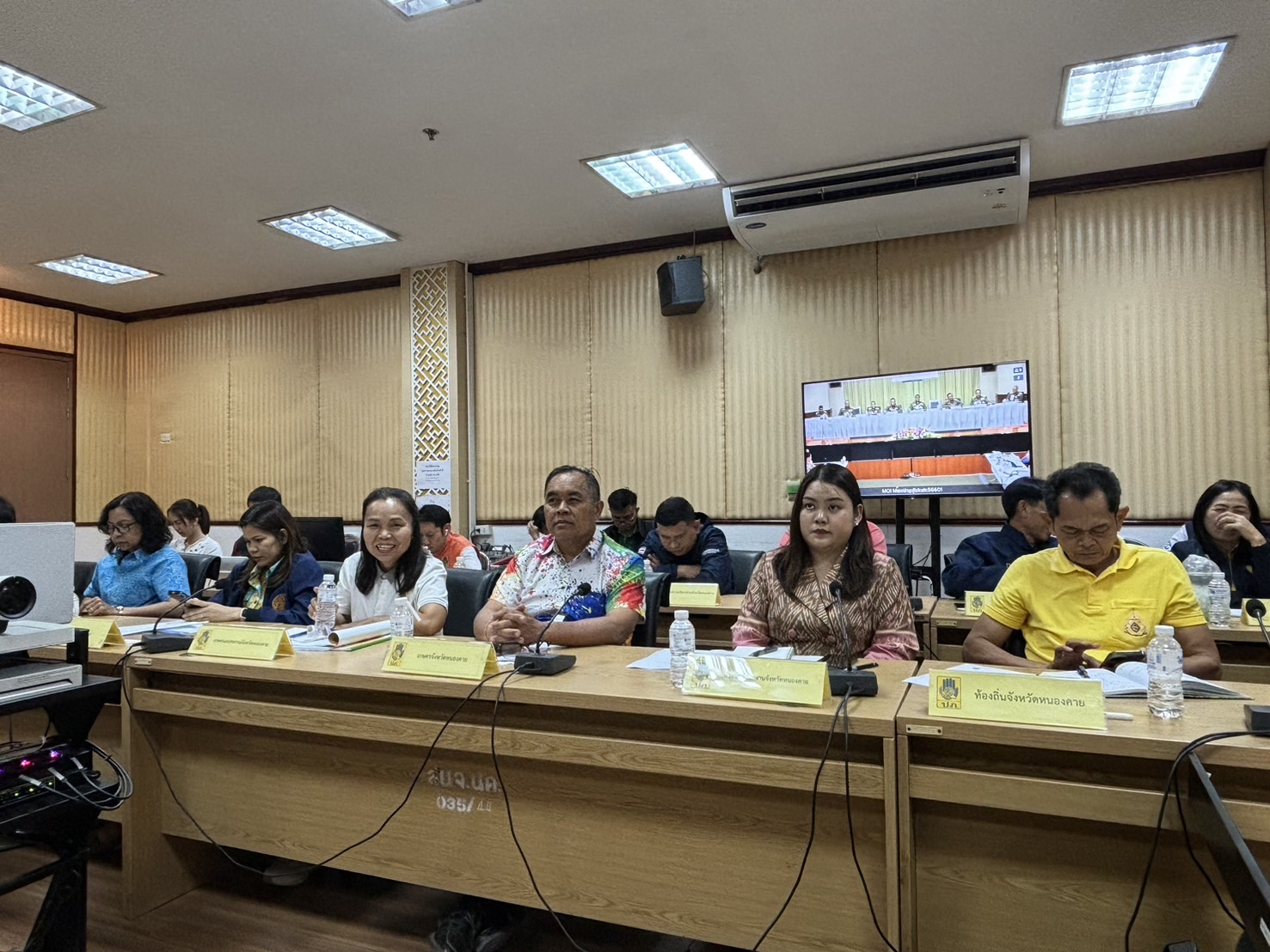 พช.หนองคาย ร่วมการประชุมกองบัญชาการป้องกันและบรรเทาสาธารณภัยแห่งชาติ (บกปภ.ช.) เพื่อติดตามสถานการณ์และเตรียมการแก้ไขปัญหาภัยแล้ง ปี 2568