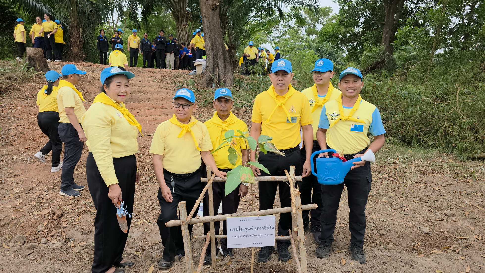 พช.หนองคาย ร่วมกิจกรรมจิตอาสาพัฒนา เพื่อถวายเป็นพระราชกุศล เนื่องในวันคล้ายวันพระราชสมภพ สมเด็จพระกนิษฐาธิราชเจ้า กรมสมเด็จพระเทพรัตนราชสุดาฯ สยามบรมราชกุมารี และวันอนุรักษ์มรดกไทย