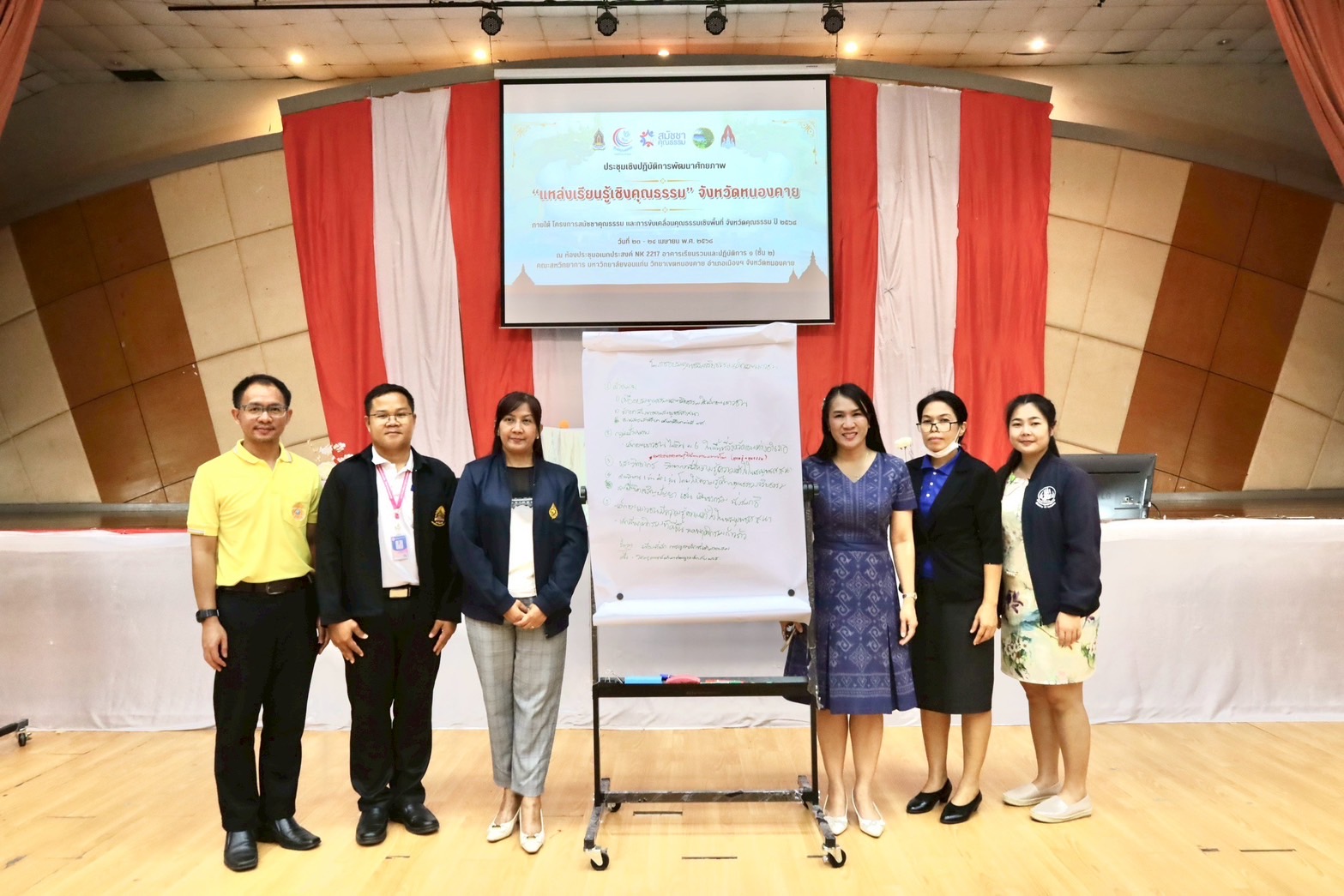 พช.หนองคาย เข้าร่วมฝึกอบรมการพัฒนาศักยภาพ “แหล่งเรียนรู้เชิงคุณธรรม” ภายใต้โครงการสมัชชาคุณธรรมและการขับเคลื่อนคุณธรรมเชิงพื้นที่จังหวัดคุณธรรมปีงบประมาณ 2568