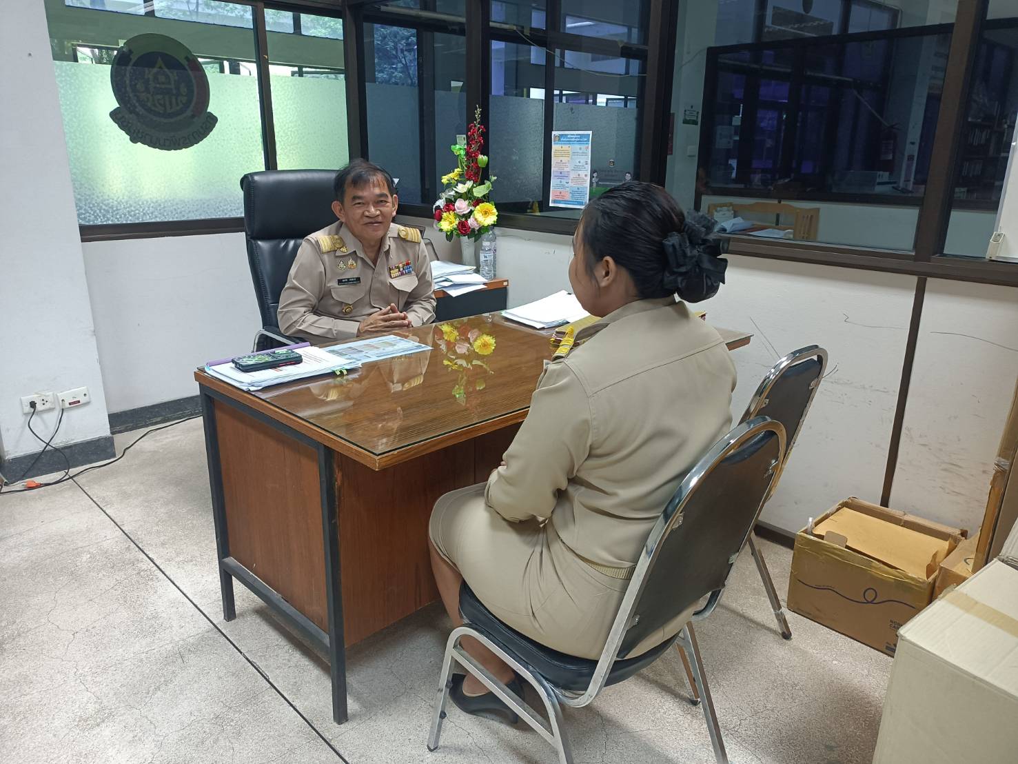 พช.หนองคาย ต้อนรับข้าราชการที่ได้รับคำสั่งบรรจุและแต่งตั้งผู้สอบแข่งขันได้ ให้ดำรงตำแหน่งเจ้าพนักงานการเงินและบัญชีปฏิบัติงาน