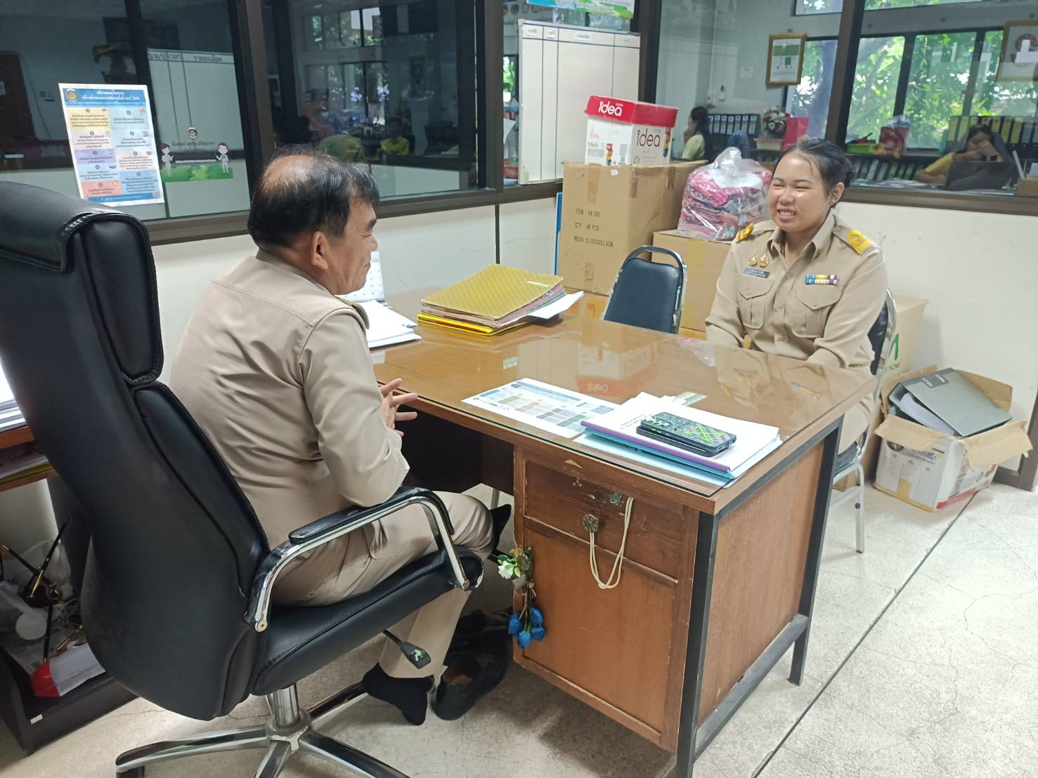 พช.หนองคาย ต้อนรับข้าราชการที่ได้รับคำสั่งบรรจุและแต่งตั้งผู้สอบแข่งขันได้ ให้ดำรงตำแหน่งเจ้าพนักงานการเงินและบัญชีปฏิบัติงาน