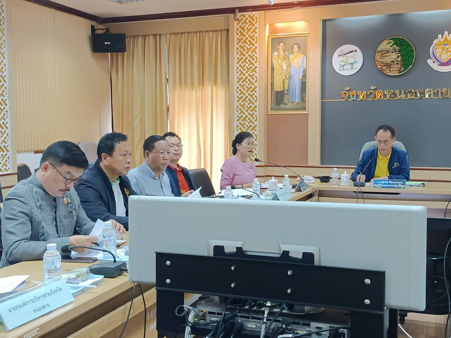 พช.หนองคาย ร่วมการประชุมตรวจราชการของผู้ตรวจราชการกระทรวงมหาดไทย เขตตรวจราชการที่ 10 (นายณัฐวัสส์ วิริยานภาภรณ์)