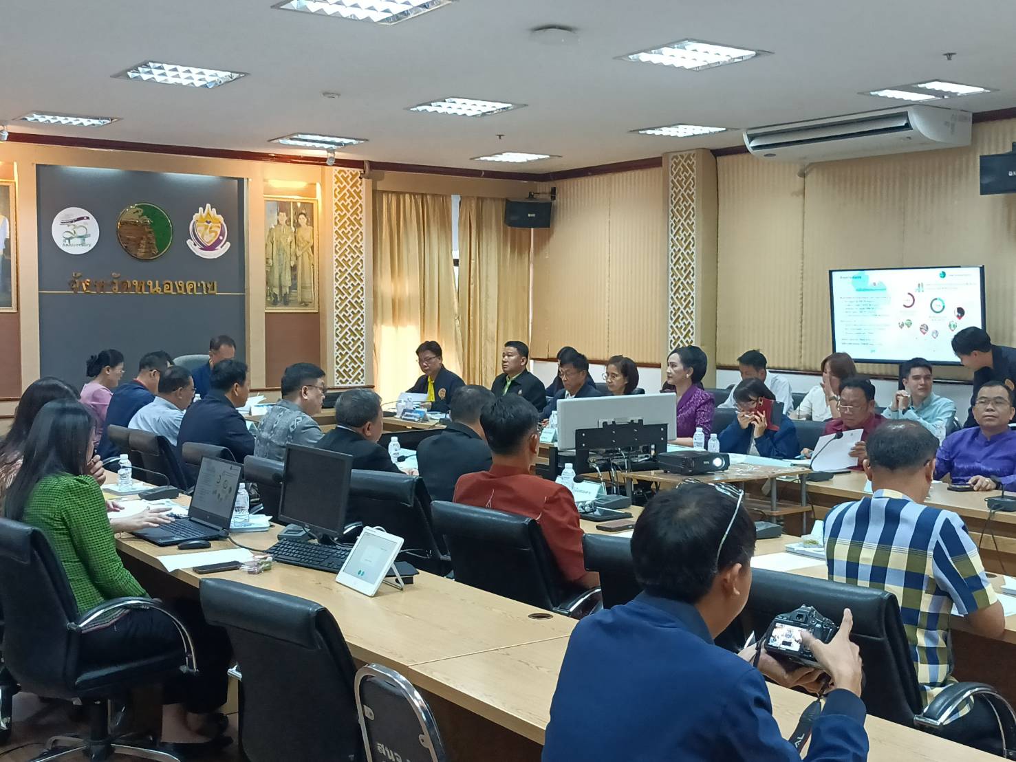 พช.หนองคาย ร่วมการประชุมตรวจราชการของผู้ตรวจราชการกระทรวงมหาดไทย เขตตรวจราชการที่ 10 (นายณัฐวัสส์ วิริยานภาภรณ์)