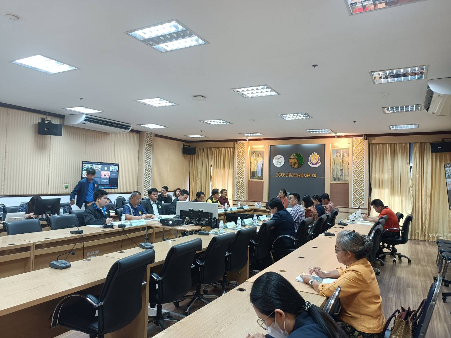 พช.หนองคาย ร่วมการประชุมคณะกรรมการร่วมภาครัฐและเอกชนเพื่อแก้ไขปัญหาทางเศรษฐกิจ กลุ่มจังหวัดภาคตะวันออกเฉียงเหนือตอนบน 1 (กรอ.กลุ่มจังหวัดฯ) ครั้งที่ 4/2568