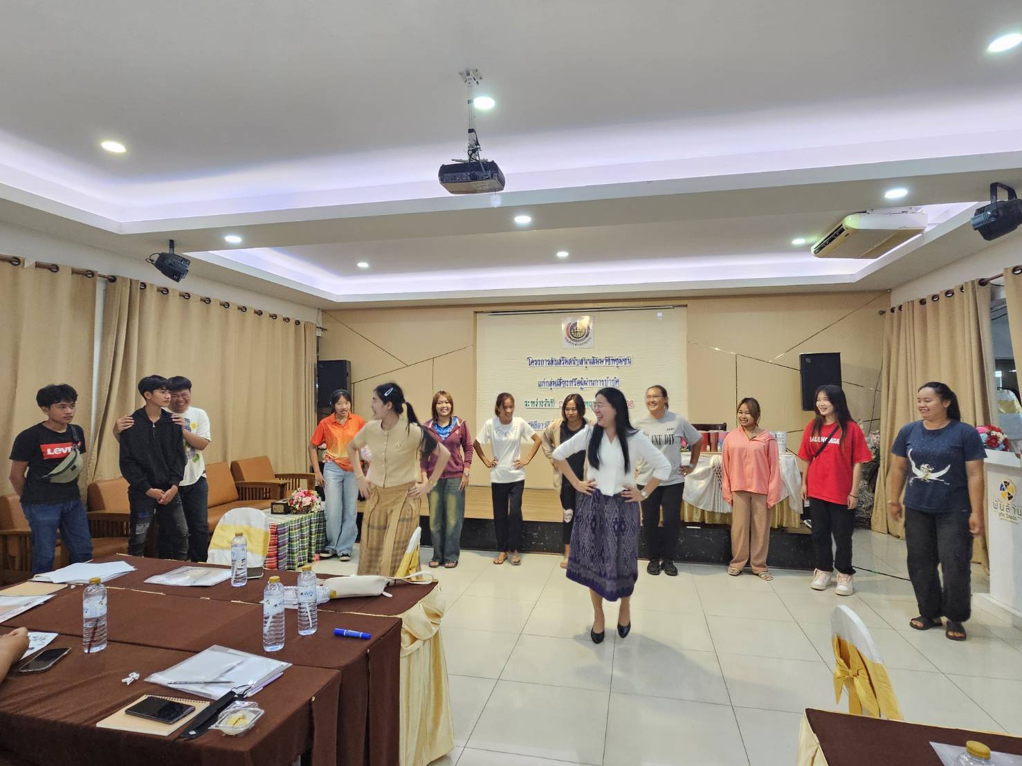 พช.หนองคาย เดินหน้าเสริมพลังเยาวชนกลุ่มเสี่ยง สร้างสัมมาชีพ ห่างไกลยาเสพติด วันที่ 2