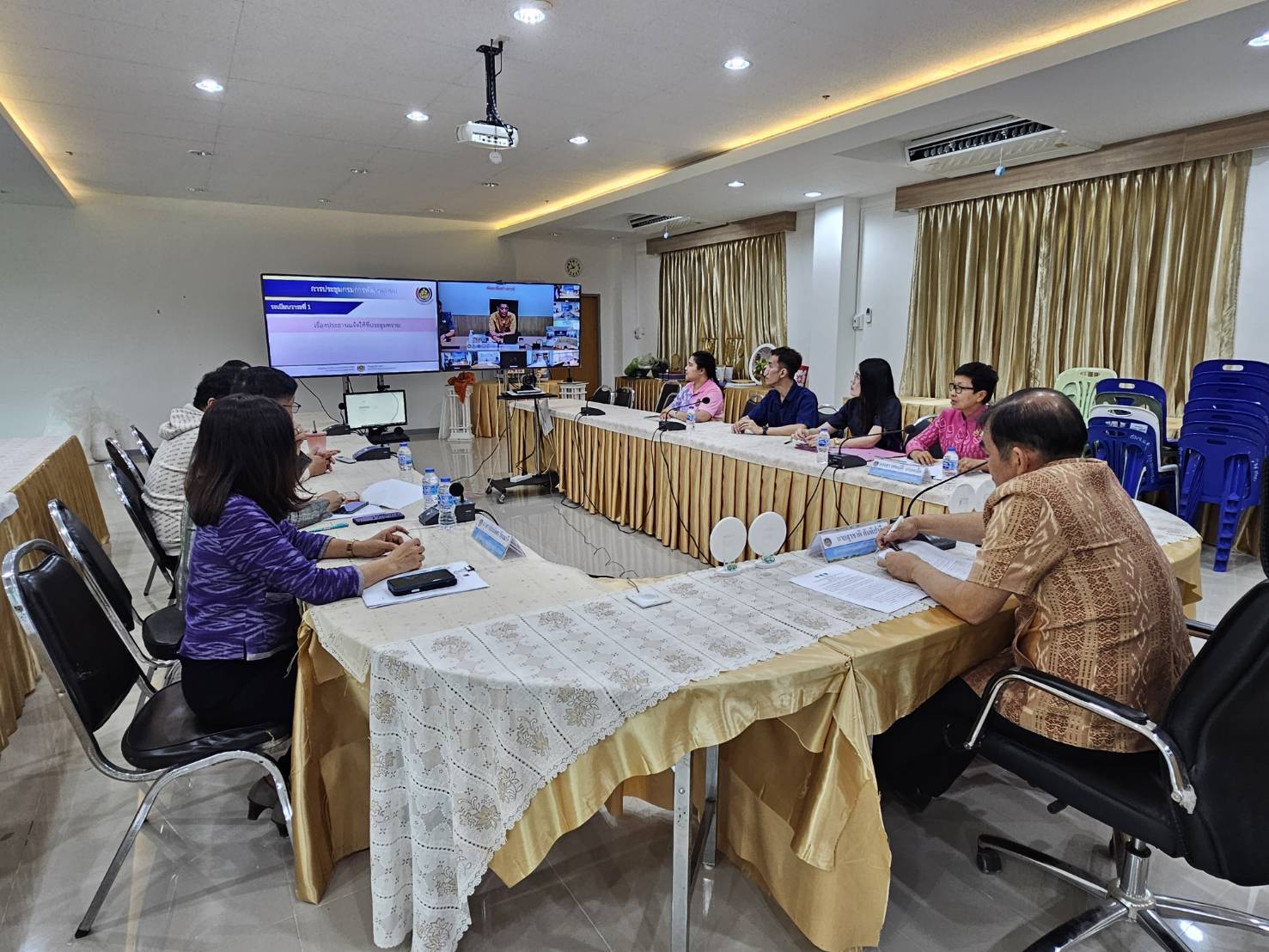 พช.หนองคาย ร่วมการประชุมกรมการพัฒนาชุมชน ครั้งที่ 5/2568 ผ่านระบบวิดีทัศน์ทางไกล (Video Conference)
