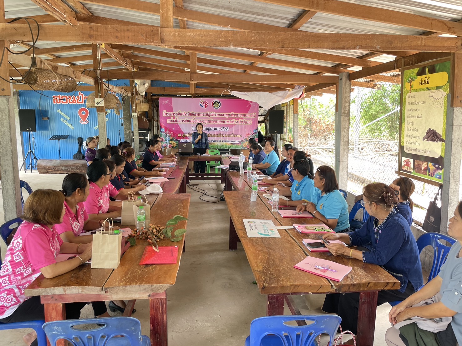 กองทุนฯ สตรี หนองคาย ร่วมเป็นวิทยากรบรรยายให้ความรู้เกี่ยวกับการดำเนินงานกองทุนพัฒนาบทบาทสตรี