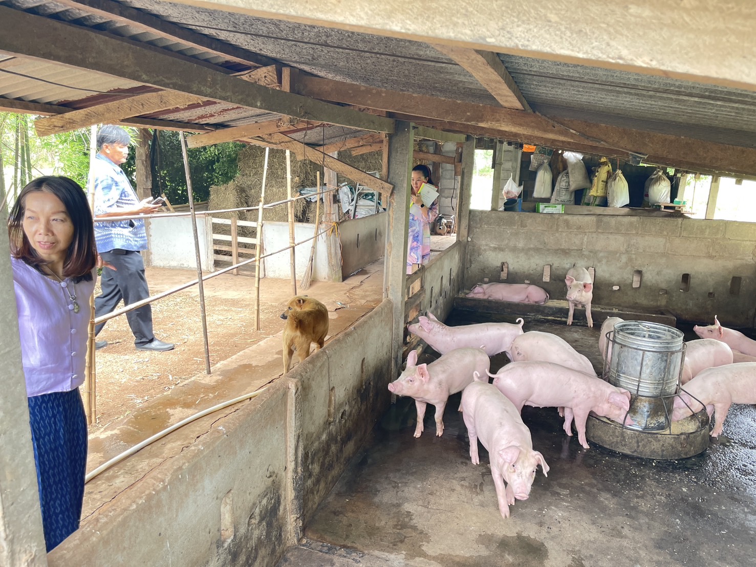 กองทุนฯ สตรี หนองคาย ลงพื้นที่ประเมินกลั่นกรองโครงการเงินทุนหมุนเวียน