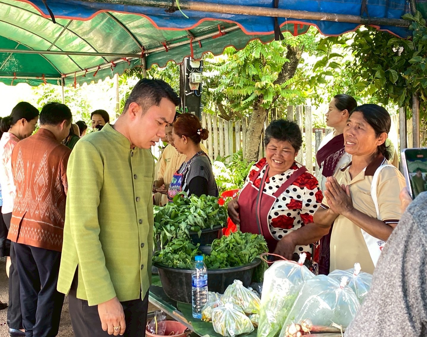 พช.หนองคาย เปิดตัวศูนย์สืบสานภูมิปัญญาผ้าพื้นถิ่นบ้านท่าหายโศก ภายใต้โครงการสืบสานภูมิปัญญา พัฒนาเศรษฐกิจฐานรากสู่ความยั่งยืน กิจกรรมที่ 1 สืบสานภูมิปัญญาผ้าพื้นถิ่น “พญานาคา” สู่ความยั่งยืน