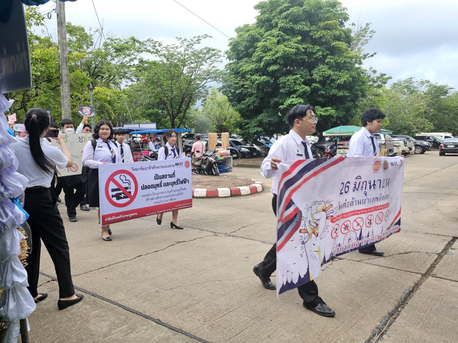 พช.หนองคาย ร่วมจัดกิจกรรมมหกรรมวันต่อต้านยาเสพติดโลก (26 มิถุนายน) ประจำปี 2568 จังหวัดหนองคาย ภายใต้แนวคิด “Stop Drugs Start Power สร้างพลังไทย หยุดภัยยาเสพติด”