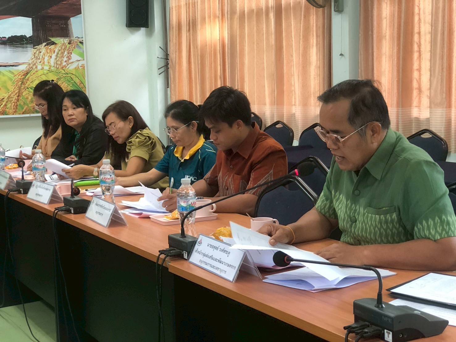 พช.หนองคาย ร่วมประชุมคณะอนุกรรมการส่งเสริมวิสาหกิจชุมชนจังหวัดหนองคาย ครั้งที่ 2 ประจำปี 2568