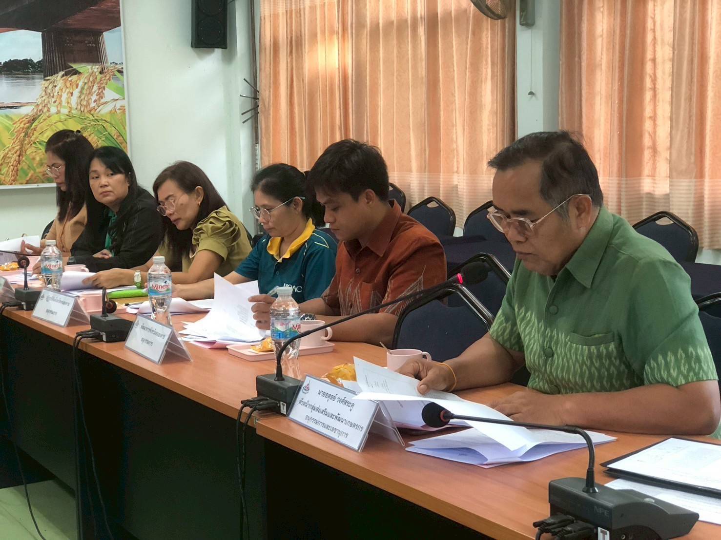 พช.หนองคาย ร่วมประชุมคณะอนุกรรมการส่งเสริมวิสาหกิจชุมชนจังหวัดหนองคาย ครั้งที่ 2 ประจำปี 2568