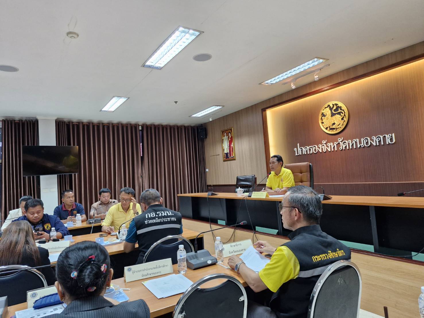 พช.หนองคาย ร่วมประชุมเตรียมความพร้อมในการจัดกิจกรรมรณรงค์ประชาสัมพันธ์เพื่อสร้างการรับรู้ เนื่องในวันต่อต้านยาเสพติดโลก (26 มิถุนายน)