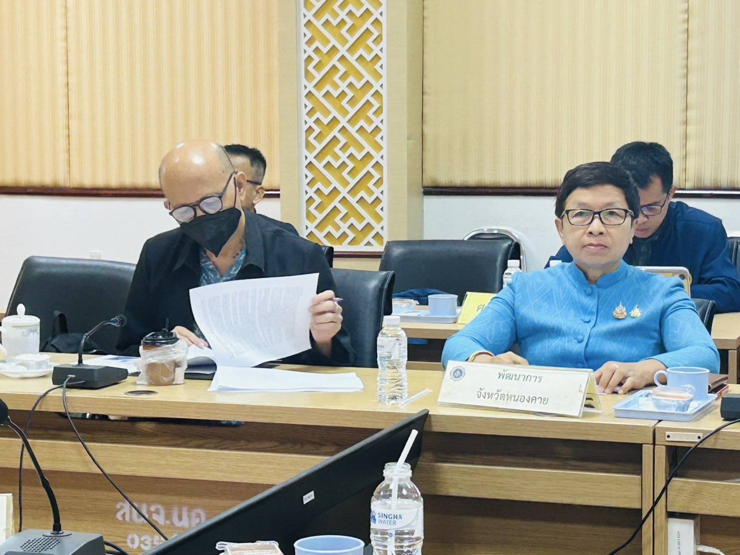 พช.หนองคาย ร่วมประชุมศูนย์ปฏิบัติการติดตามเร่งรัดการบำบัดรักษา ฟื้นฟูสภาพทางสังคม ป้องกัน และปราบปรามยาเสพติด ครั้งที่ 9/2568