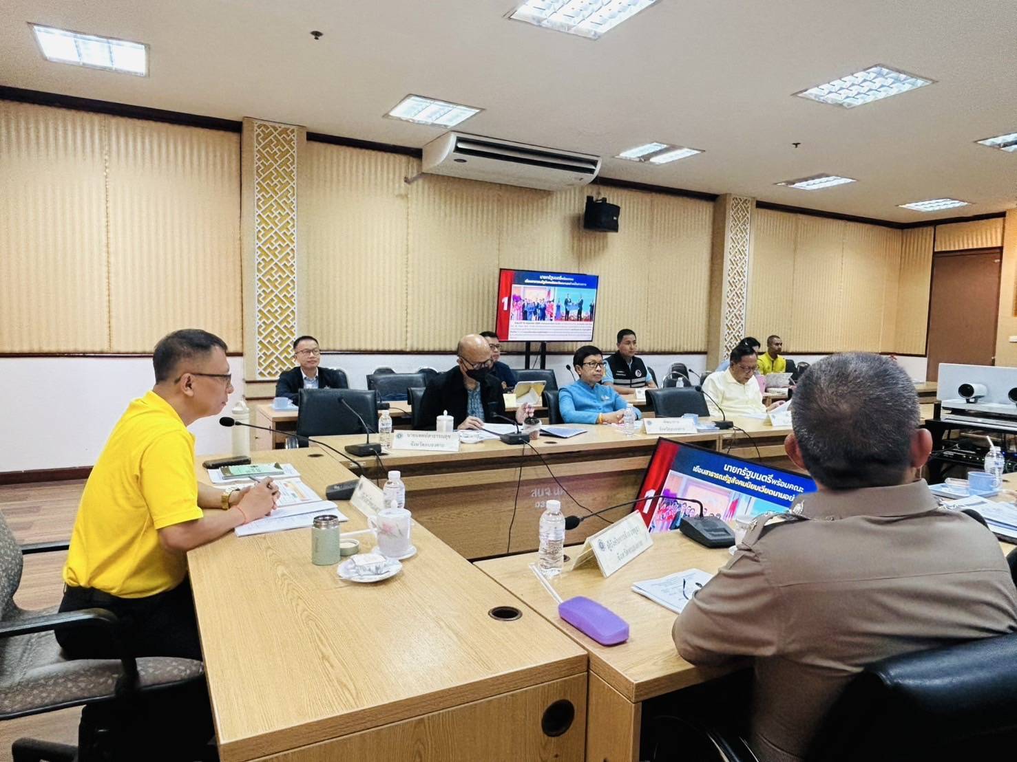 พช.หนองคาย ร่วมประชุมศูนย์ปฏิบัติการติดตามเร่งรัดการบำบัดรักษา ฟื้นฟูสภาพทางสังคม ป้องกัน และปราบปรามยาเสพติด ครั้งที่ 9/2568