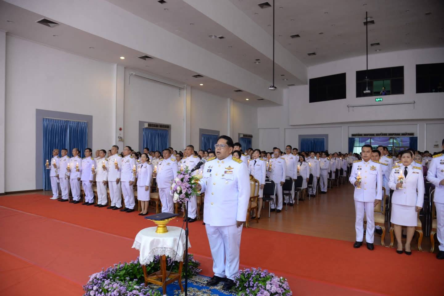 พช.หนองคาย ร่วมพิธีถวายเครื่องราชสักการะและวางพานพุ่ม และพิธีจุดเทียนถวายพระพรชัยมงคล เนื่องในโอกาสวันเฉลิมพระชนมพรรษา สมเด็จพระนางเจ้าฯ พระบรมราชินี 3 มิถุนายน 2568