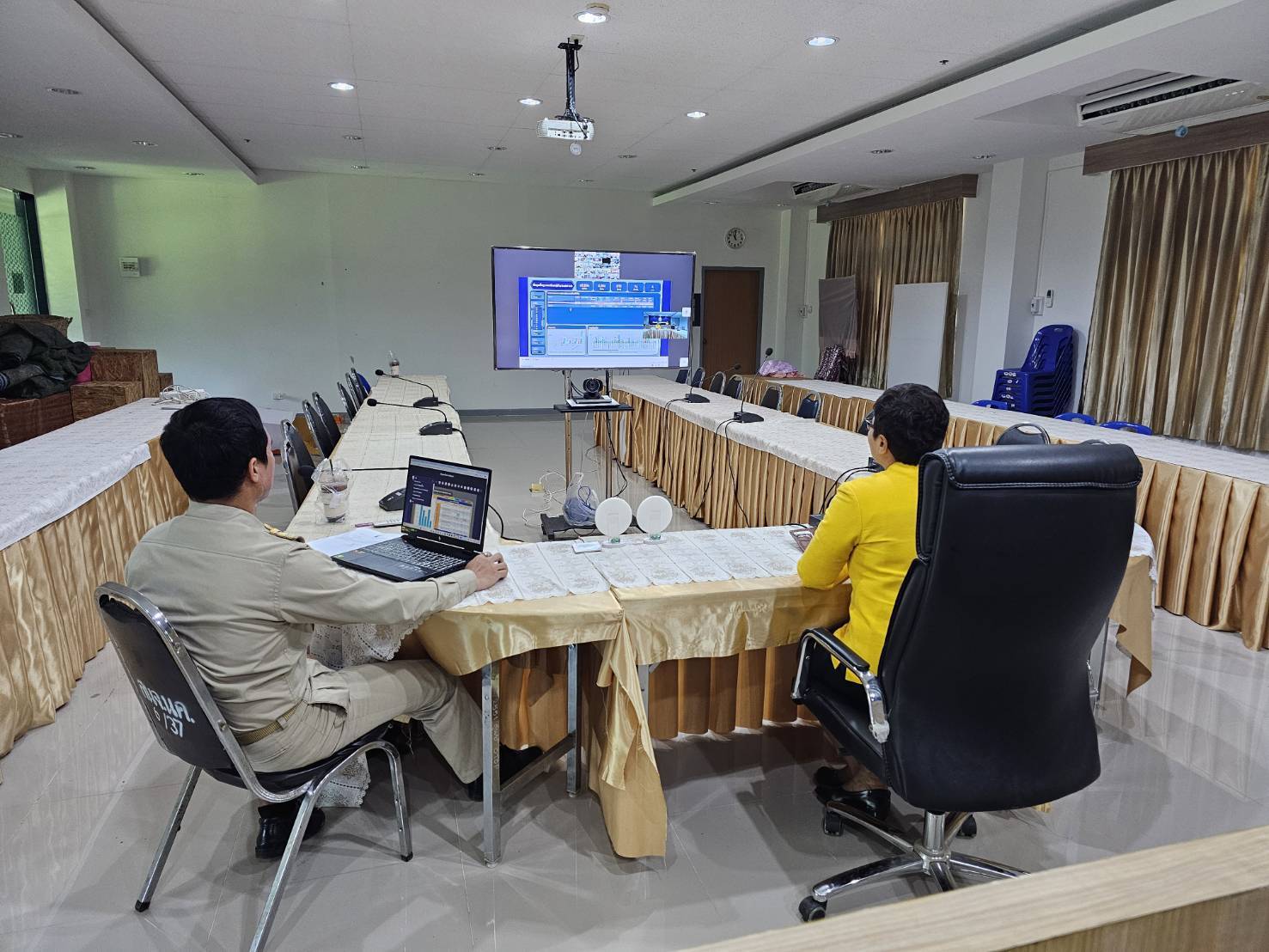 พช.หนองคาย ร่วมการฝึกอบรมโครงการเพิ่มประสิทธิภาพการเชื่อมโยงข้อมูลระบบ Big Data กรมการพัฒนาชุมชน