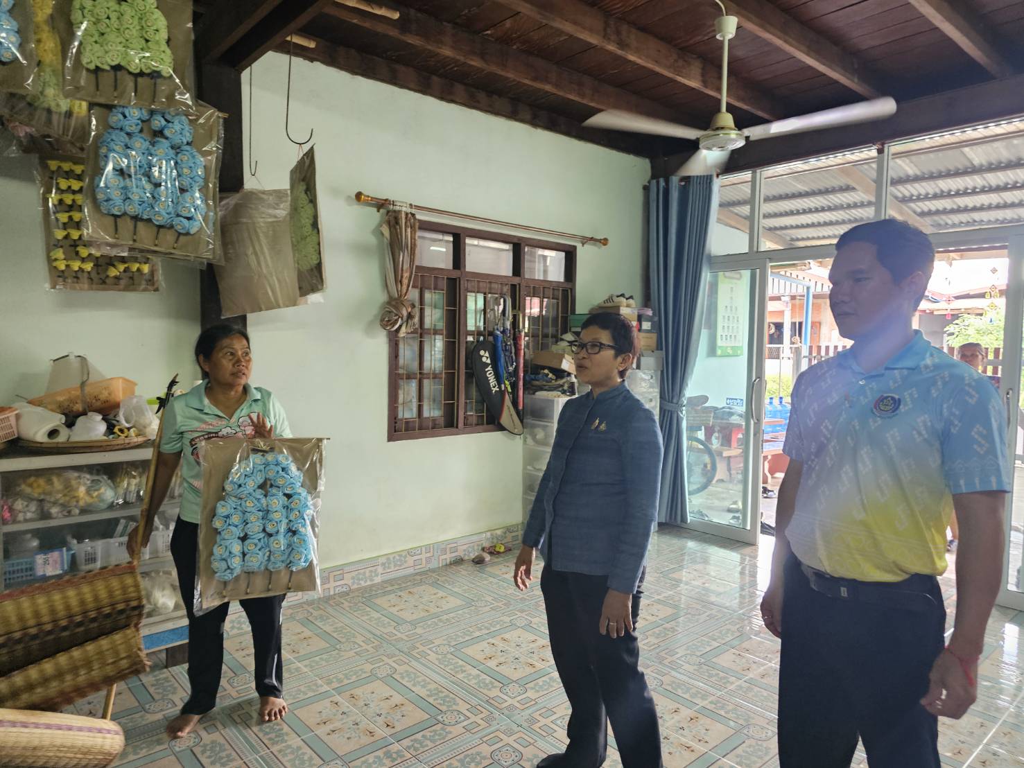 พช.หนองคาย ลงพื้นที่ติดตามการดำเนินงานสารสนเทศตำบลต้นแบบเพื่อพัฒนาคุณภาพชีวิต ตำบลโพธิ์ตาก