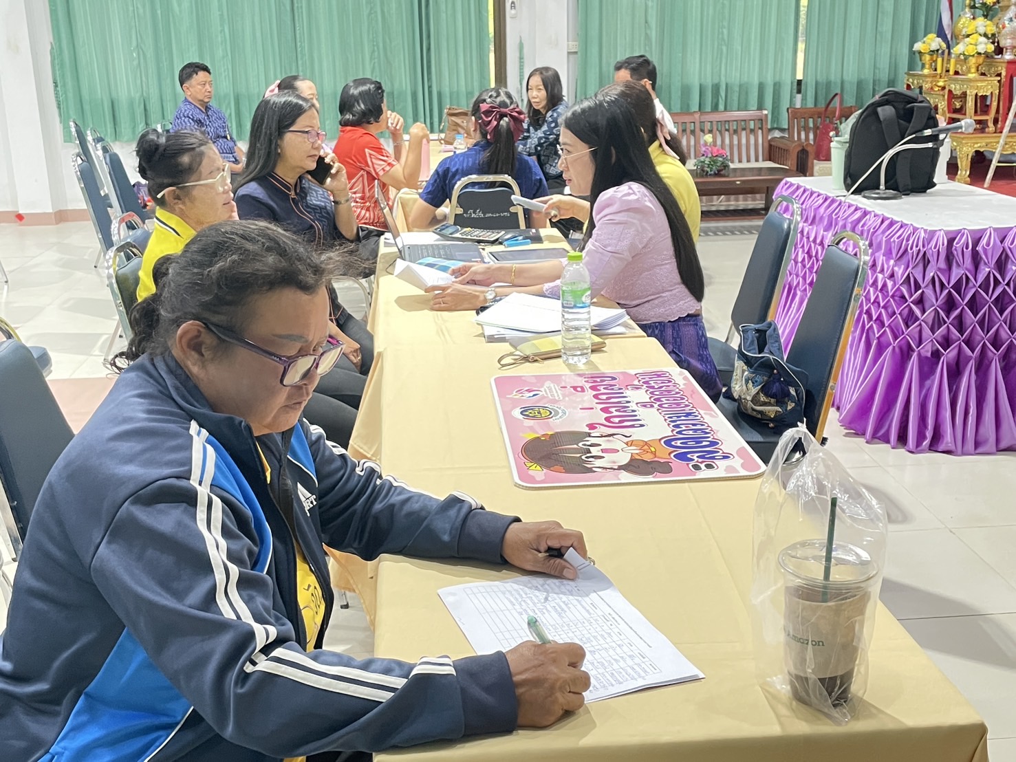 กองทุนฯ สตรี หนองคาย ลงพื้นที่ประชาสัมพันธ์มาตรการช่วยเหลือลูกหนี้กองทุนพัฒนาบทบาทสตรี