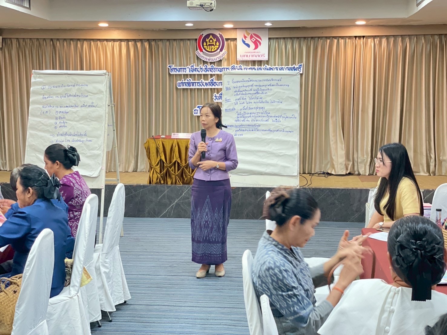 กองทุนฯ สตรี หนองคาย ดำเนินโครงการเพิ่มประสิทธิภาพการปฏิบัติงานกองทุนพัฒนาบทบาทสตรี แก่กลไกการขับเคลื่อนกองทุนพัฒนาบทบาทสตรีระดับจังหวัด