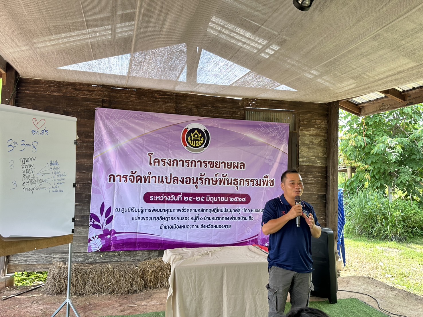 พช. หนองคาย : ดำเนินโครงการการขยายผลการจัดทำแปลงอนุรักษ์พันธุกรรมพืช