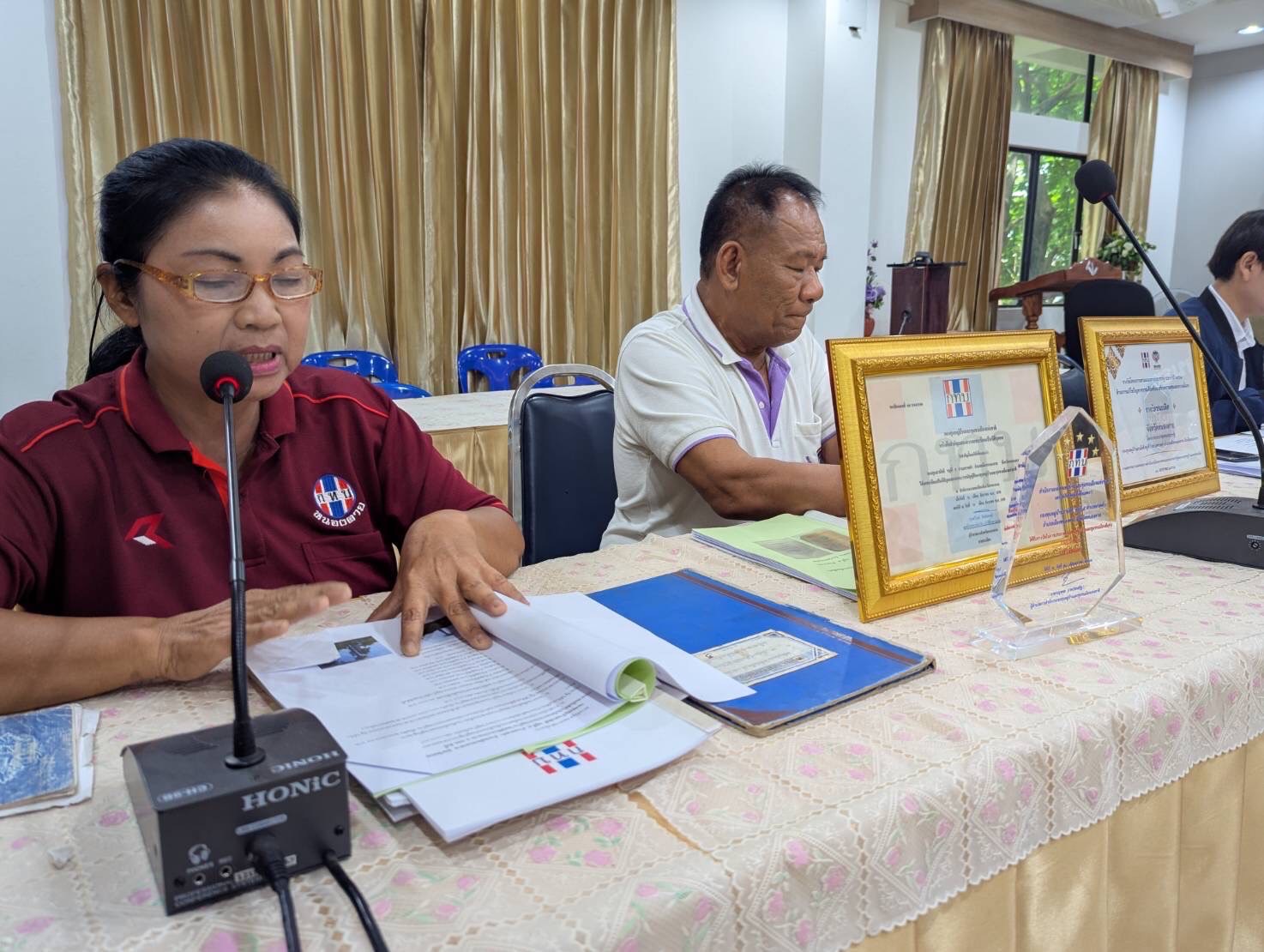 พช.หนองคาย ประชุมคณะกรรมการการประกวดกองทุนหมู่บ้านและชุมชนเมืองดีเด่น ประจำปี 2568
