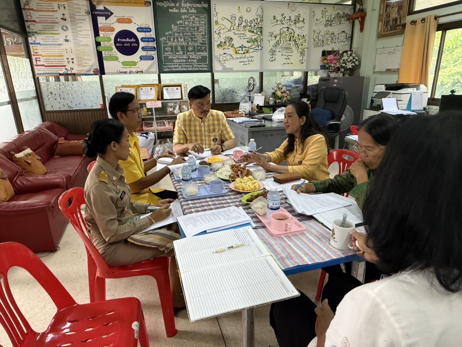 พช.หนองคาย ลงพื้นที่ตรวจติดตาม ส่งเสริมสนับสนุนการดำเนินงานการขับเคลื่อนงานพัฒนาชุมชน ประจำปีงบประมาณ พ.ศ. 2568
