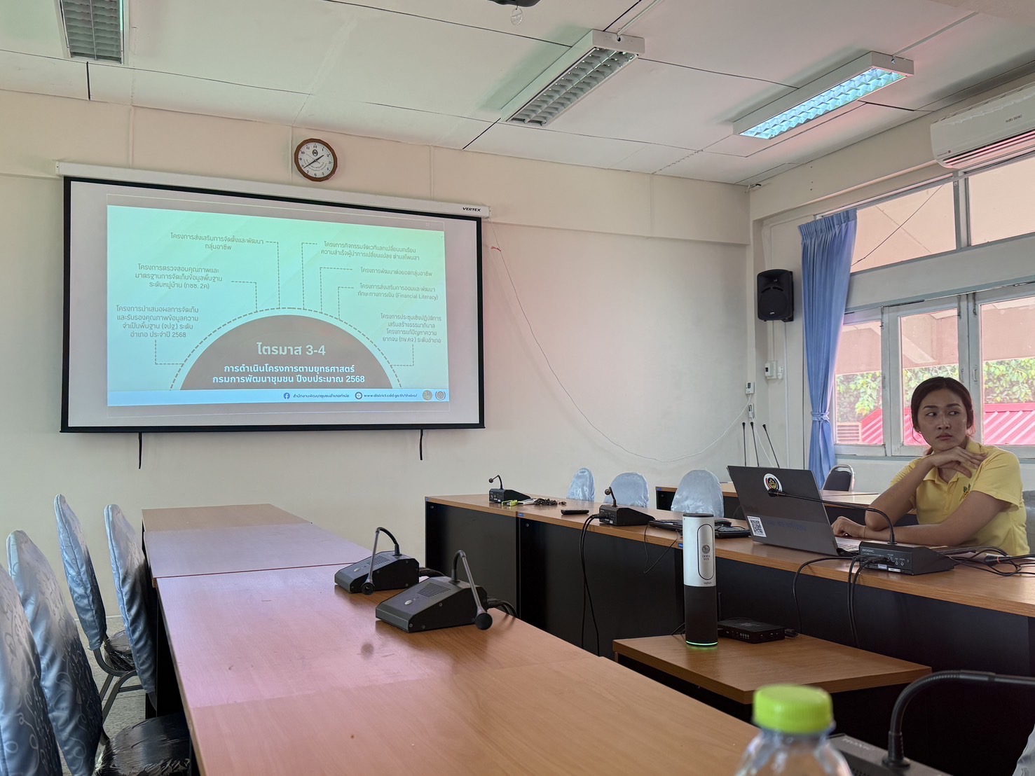 พช.หนองคาย ลงพื้นที่ตรวจติดตาม ส่งเสริมสนับสนุนการดำเนินงานการขับเคลื่อนงานพัฒนาชุมชน ประจำปีงบประมาณ พ.ศ. 2568
