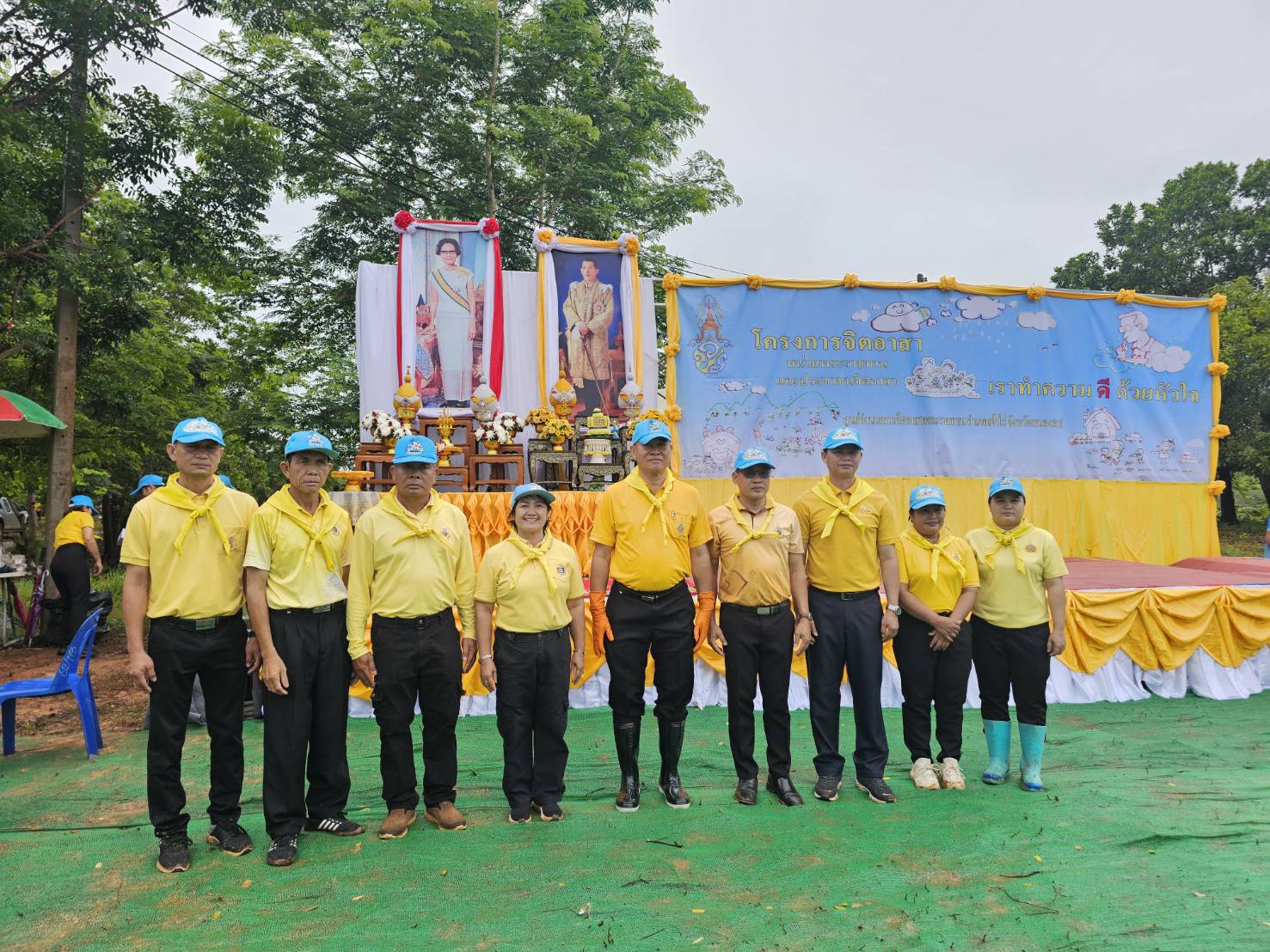 พช.หนองคาย ร่วมกิจกรรมจิตอาสาพัฒนา เนื่องในโอกาสวันคล้ายวันสวรรคต สมเด็จพระศรีนครินทราบรมราชาชนนี และกิจกรรมกำจัดผักตบชวาแบบบูรณาการ จังหวัดหนองคาย ครั้งที่ 1/2568 เฉลิมพระเกียรติฯ