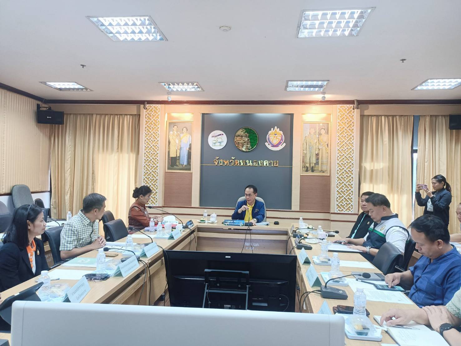 พช.หนองคาย ร่วมการประชุมตรวจราชการของหัวหน้าผู้ตรวจราชการกระทรวงมหาดไทย (นายณัฐวัสส์ วิริยานภาภรณ์)