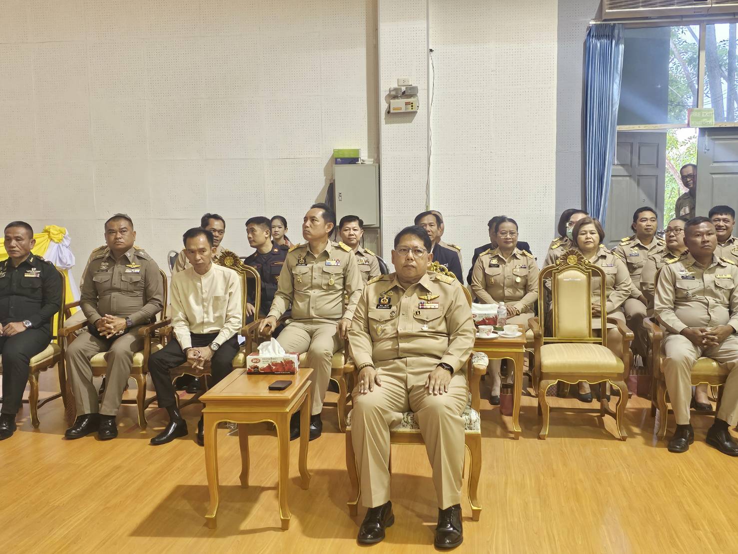 พช.หนองคาย ร่วมพิธีเปิดโครงการรวมพลังภาคีเครือข่ายมวลชนชุดรักษาความปลอดภัยหมู่บ้าน (ชรบ.) ป้องกันภัยยาเสพติดจังหวัดหนองคาย และกิจกรรมเนื่องในวันชุดรักษาความปลอดภัยหมู่บ้าน (วัน ชรบ.)