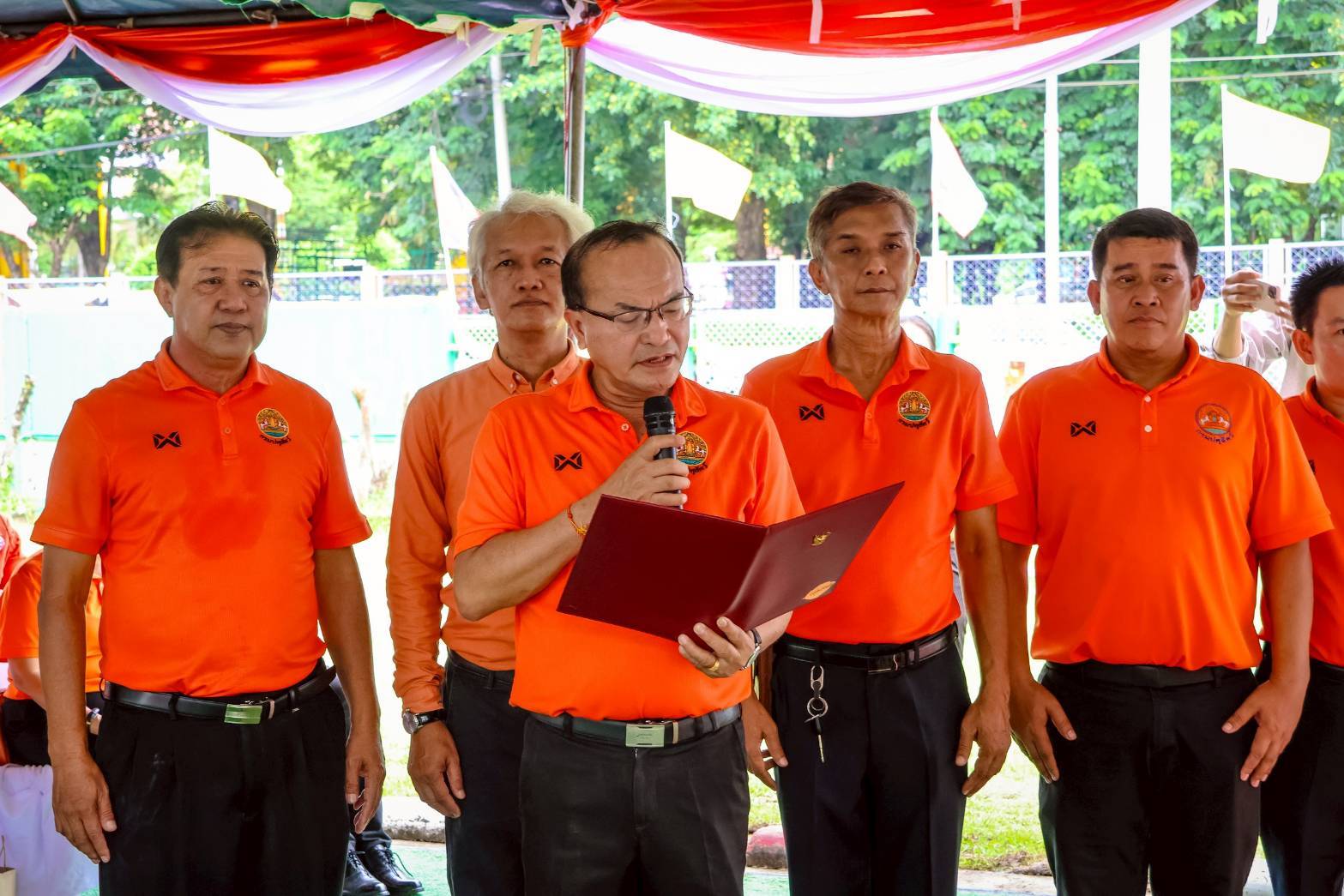 พช.หนองคาย ร่วมพิธีสดุดีเทิดพระเกียรติ ศาสตราจารย์ ดร.สมเด็จเจ้าฟ้าฯ กรมพระศรีสวางควัฒน วรขัตติยราชนารี และพิธีเปิดโครงการปศุสัตว์ร่วมใจกำจัดภัยโรคพิษสุนัขบ้า เพื่อเฉลิมพระเกียรติฯ