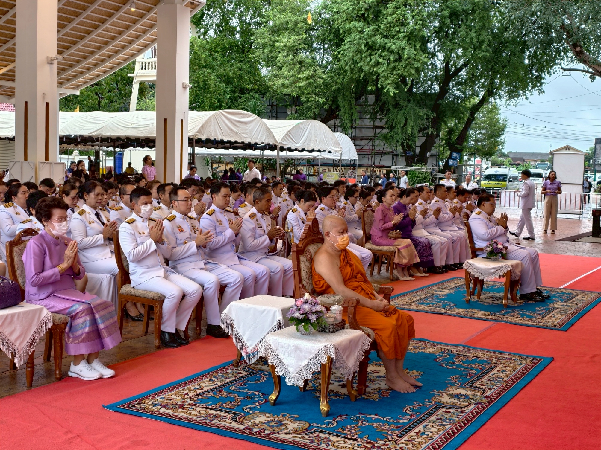 พช.หนองคาย ร่วมพิธีทำบุญตักบาตรถวายพระราชกุศล เนื่องในวันคล้ายวันประสูติ พระเจ้าวรวงศ์เธอ พระองค์เจ้าโสมสวลี กรมหมื่นสุทธนารีนาถ