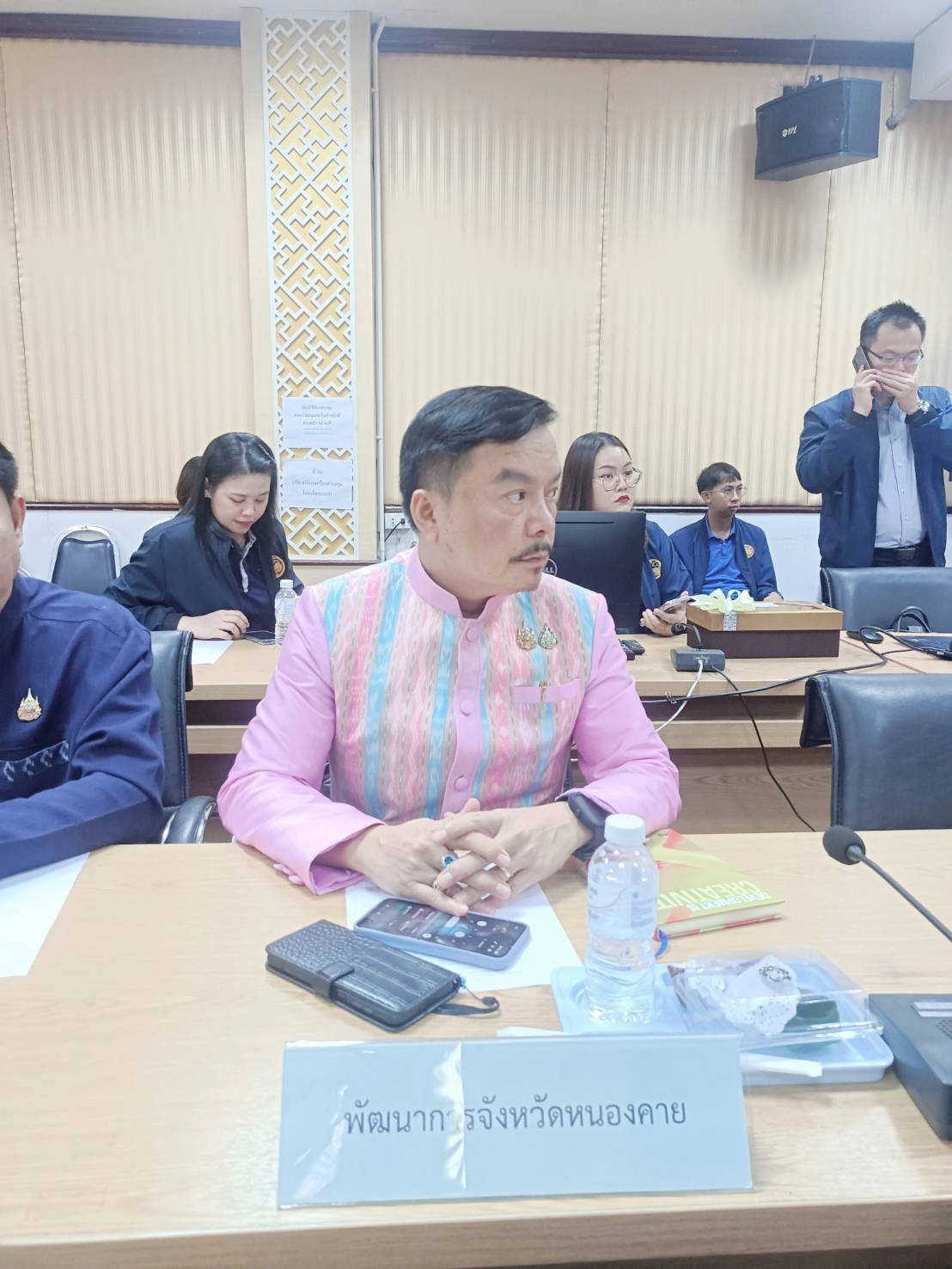 พช.หนองคาย ร่วมการประชุมตรวจราชการของหัวหน้าผู้ตรวจราชการกระทรวงมหาดไทย (นายณัฐวัสส์ วิริยานภาภรณ์)