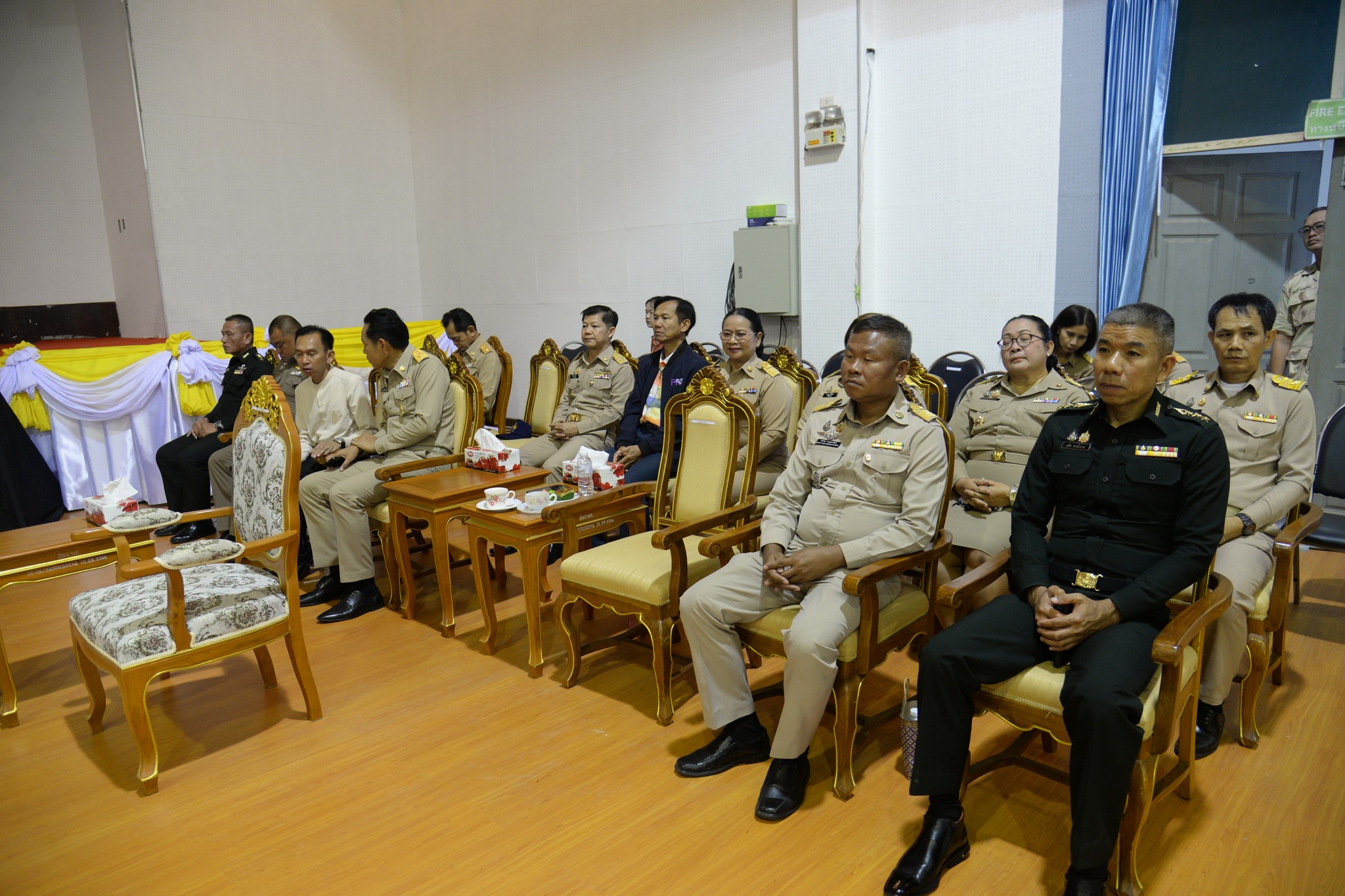 พช.หนองคาย ร่วมพิธีเปิดโครงการรวมพลังภาคีเครือข่ายมวลชนชุดรักษาความปลอดภัยหมู่บ้าน (ชรบ.) ป้องกันภัยยาเสพติดจังหวัดหนองคาย และกิจกรรมเนื่องในวันชุดรักษาความปลอดภัยหมู่บ้าน (วัน ชรบ.)