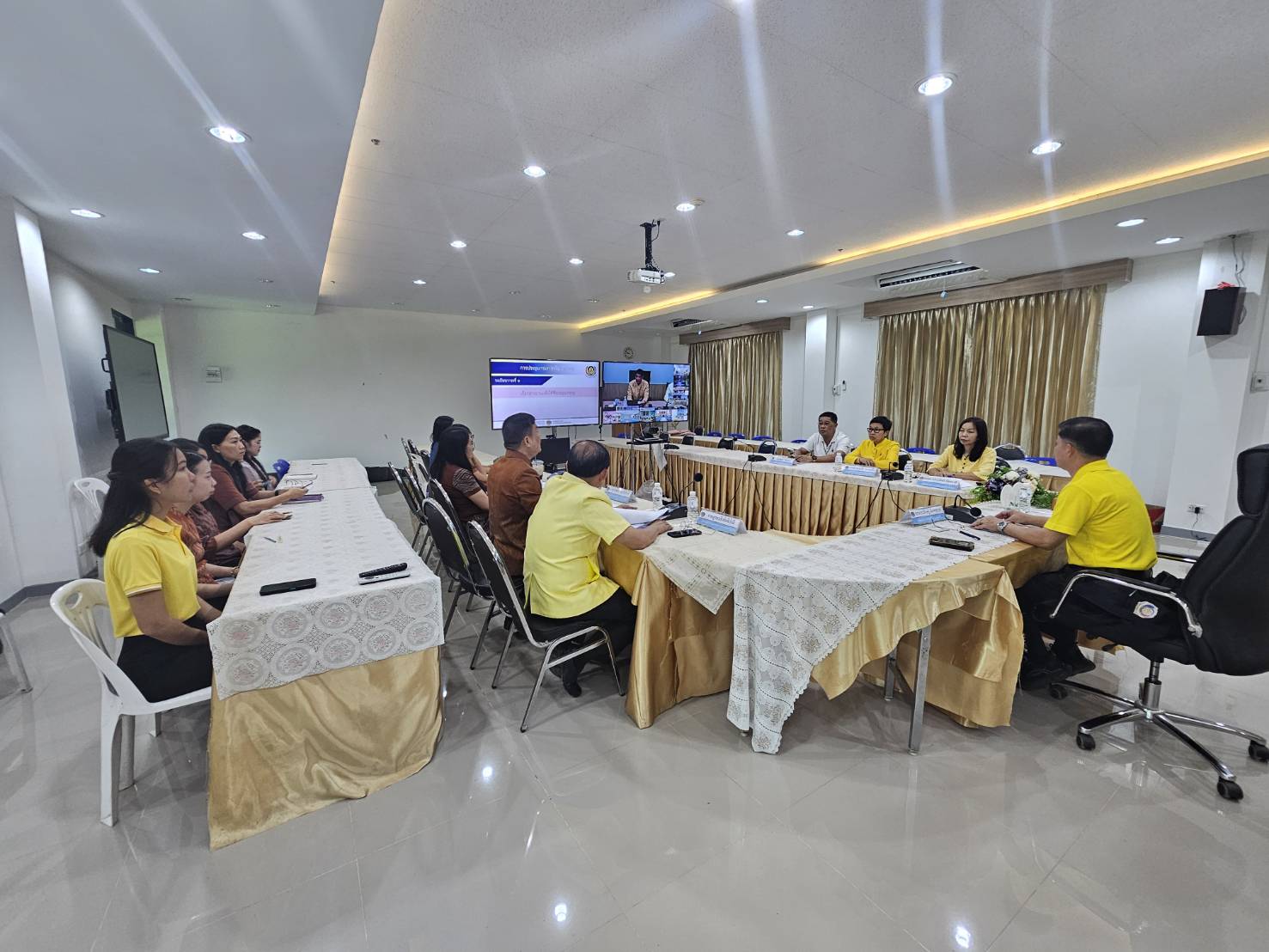 พช.หนองคาย ร่วมการประชุมกรมการพัฒนาชุมชน ครั้งที่ 7/2568 ผ่านระบบวิดีทัศน์ทางไกล (Video Conference)