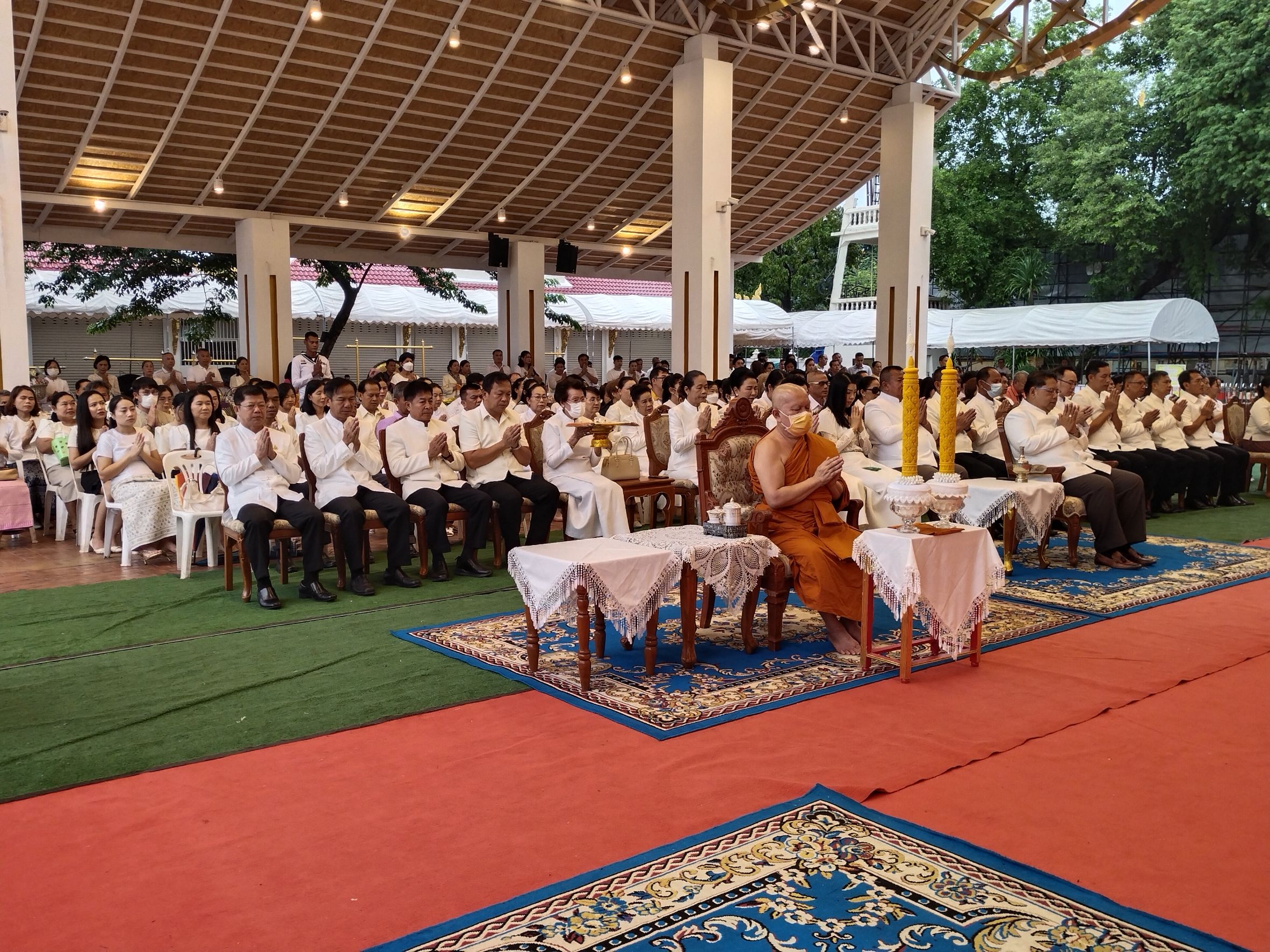 พช.หนองคาย ร่วมกิจกรรมส่งเสริมพระพุทธศาสนา เนื่องในเทศกาลวันอาสาฬหบูชา และวันเข้าพรรษา พุทธศักราช 2568