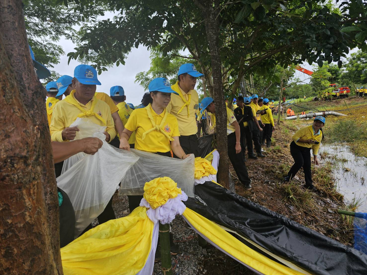 พช.หนองคาย ร่วมกิจกรรมจิตอาสาพัฒนา เนื่องในโอกาสวันคล้ายวันสวรรคต สมเด็จพระศรีนครินทราบรมราชาชนนี และกิจกรรมกำจัดผักตบชวาแบบบูรณาการ จังหวัดหนองคาย ครั้งที่ 1/2568 เฉลิมพระเกียรติฯ