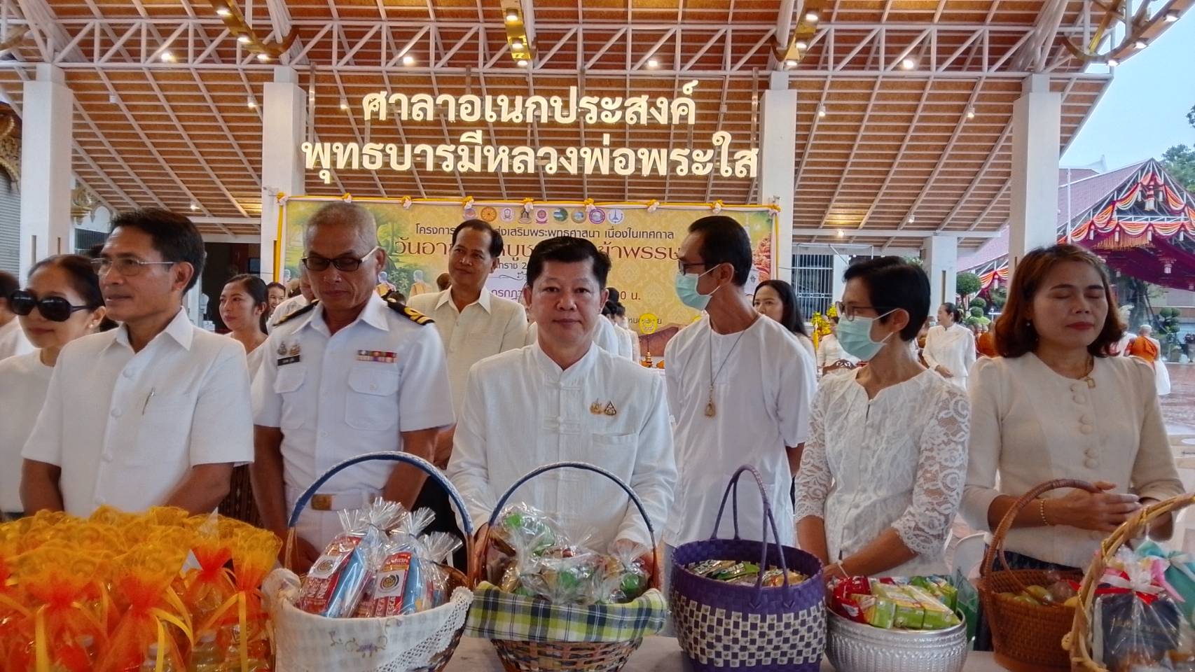 พช.หนองคาย ร่วมกิจกรรมส่งเสริมพระพุทธศาสนา เนื่องในเทศกาลวันอาสาฬหบูชา และวันเข้าพรรษา พุทธศักราช 2568