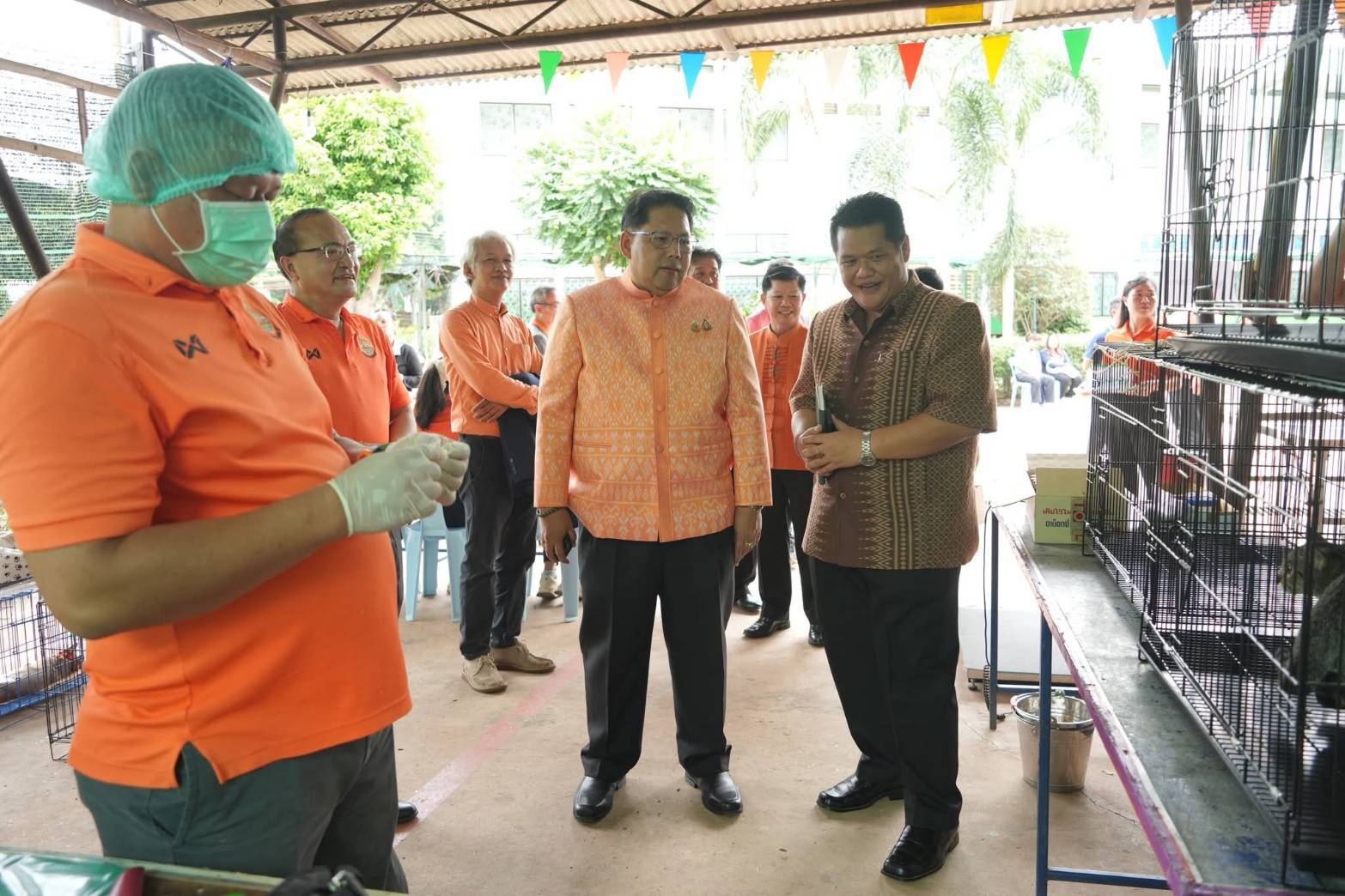 พช.หนองคาย ร่วมพิธีสดุดีเทิดพระเกียรติ ศาสตราจารย์ ดร.สมเด็จเจ้าฟ้าฯ กรมพระศรีสวางควัฒน วรขัตติยราชนารี และพิธีเปิดโครงการปศุสัตว์ร่วมใจกำจัดภัยโรคพิษสุนัขบ้า เพื่อเฉลิมพระเกียรติฯ