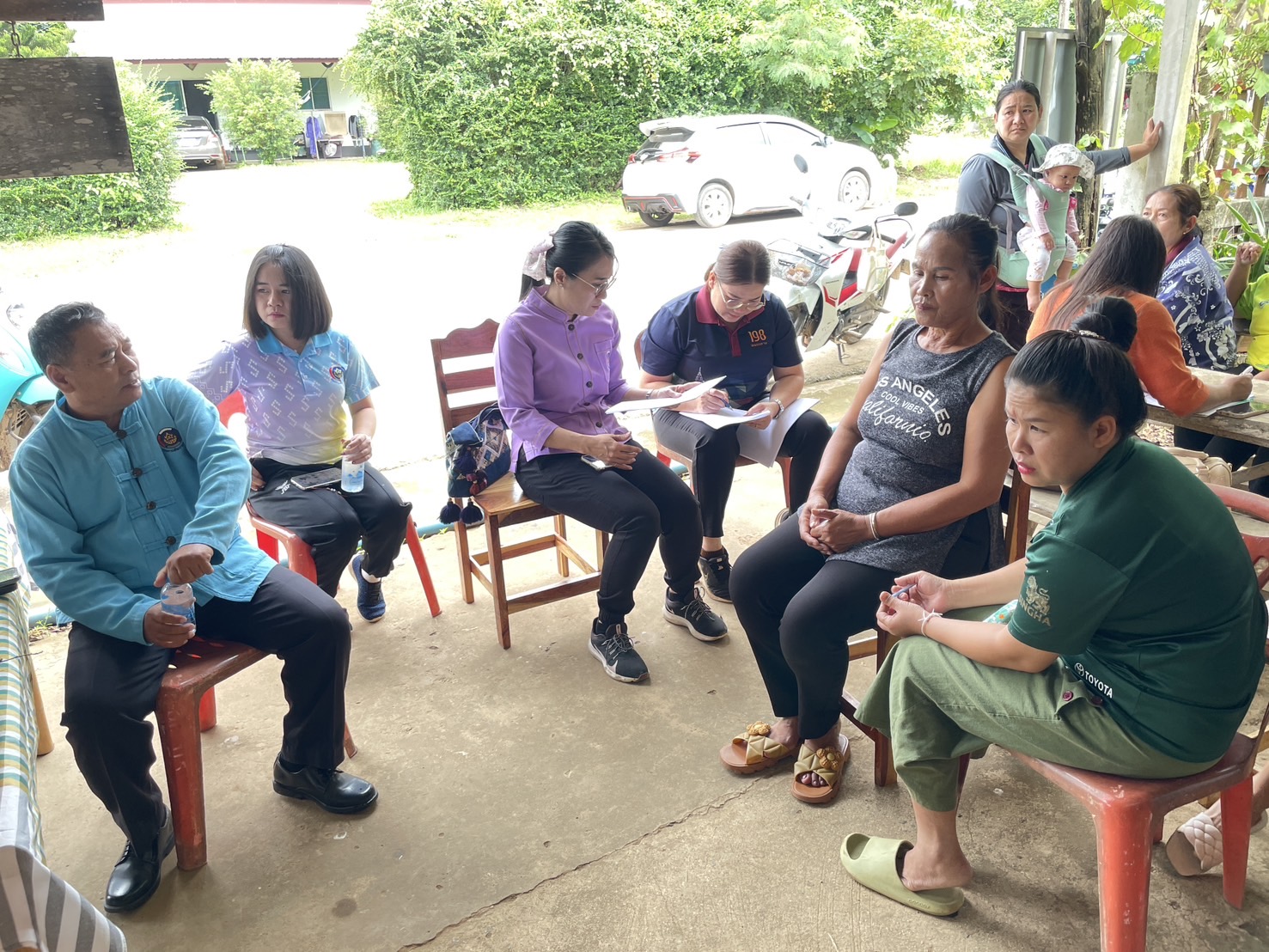 กองทุนฯ สตรี หนองคาย ลงพื้นที่ประเมินกลั่นกรองโครงการเงินทุนหมุนเวียน อำเภอสังคม